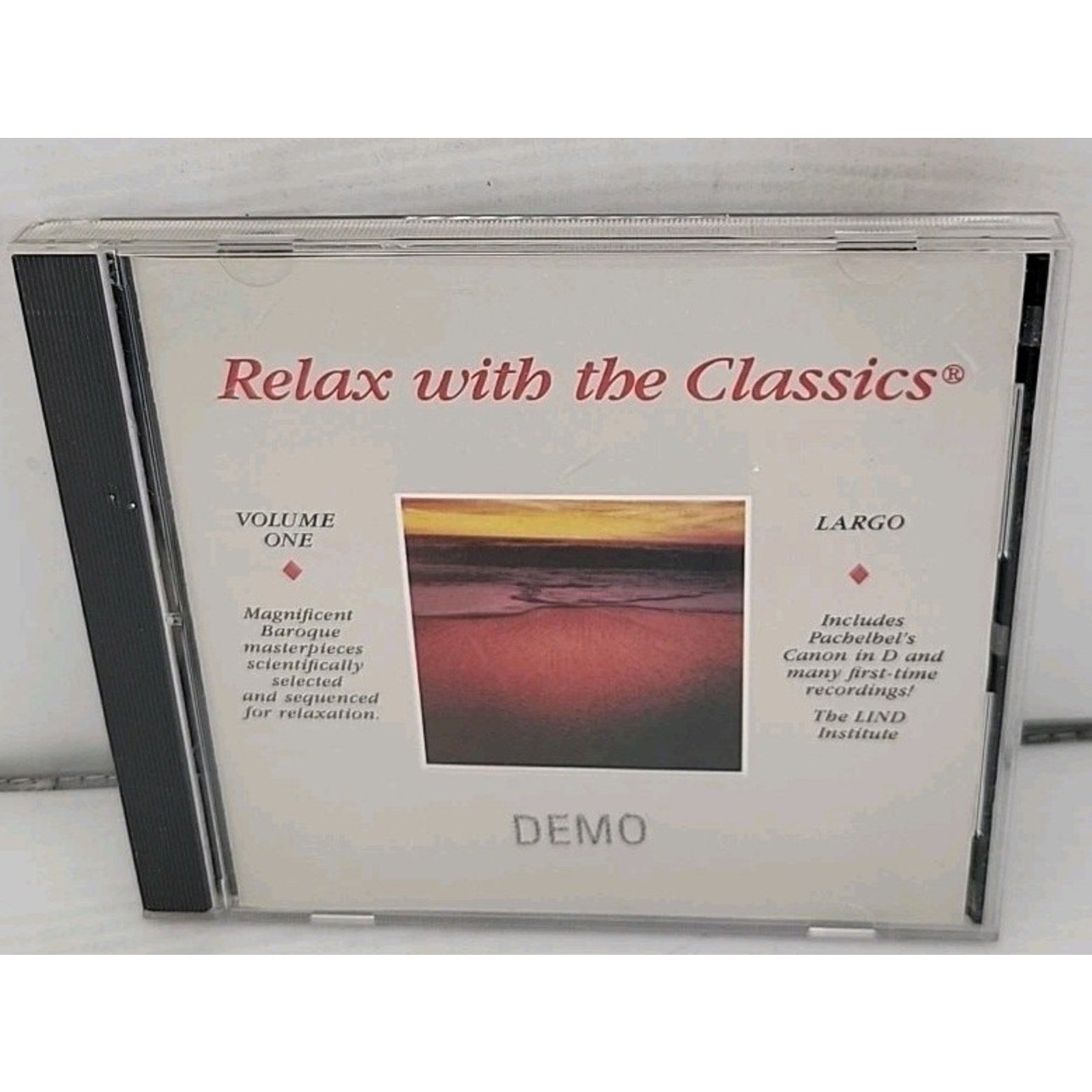 Vintage Relax with the Classics CD Vol 1 Baroque Canon in D LIND Institute 1989