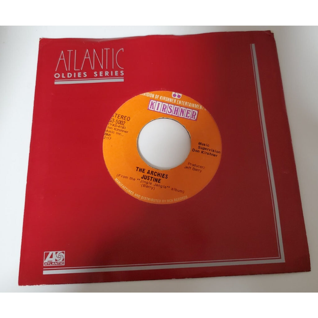 The Archies - Justine - 45RPM Record - Singles