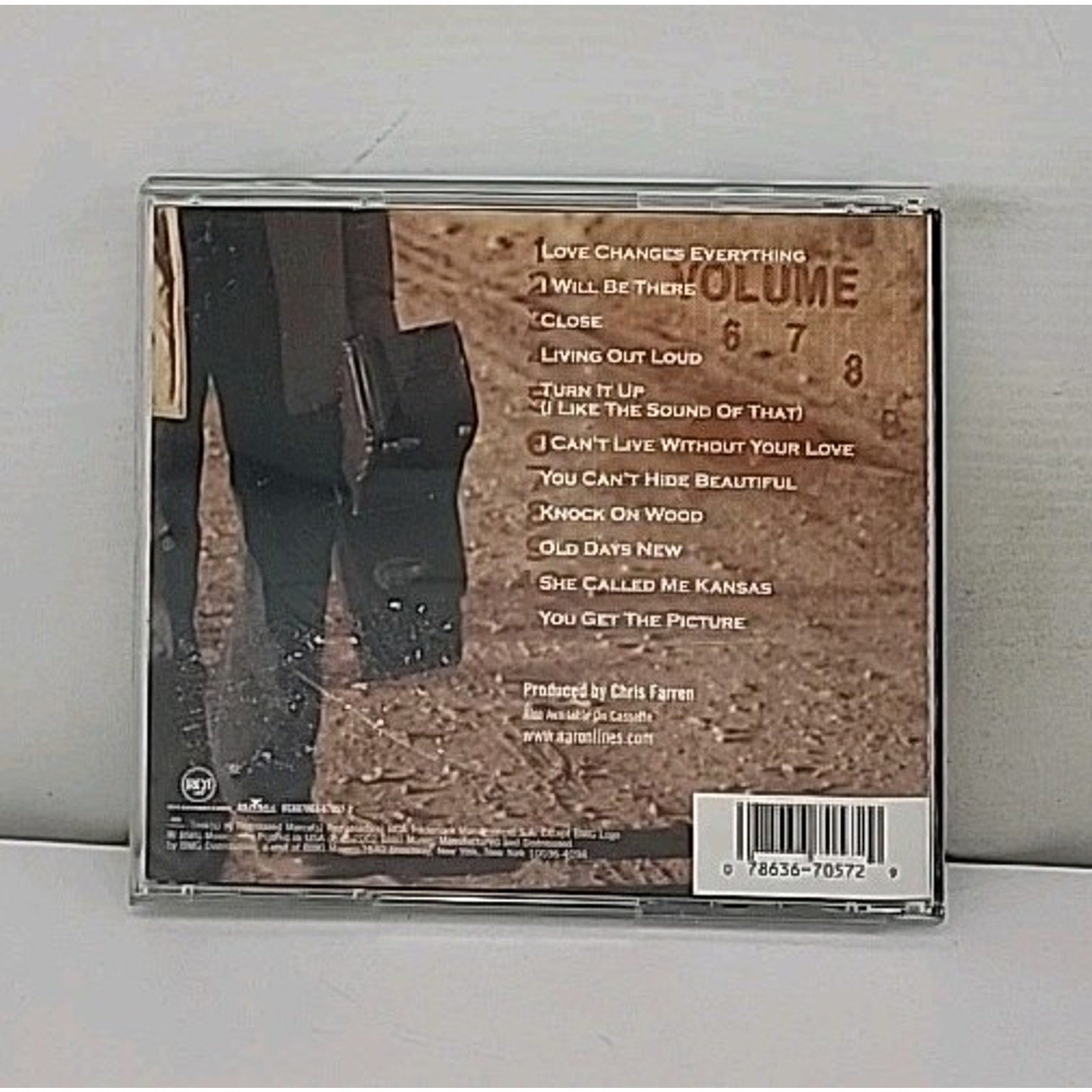 Living Out Loud by Aaron Lines (CD, 2003)