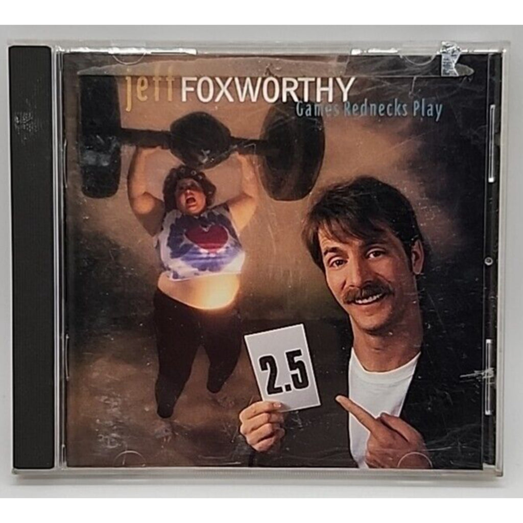 Games Rednecks Play by Jeff Foxworthy (CD, Jul-1995, Warner Bros.)