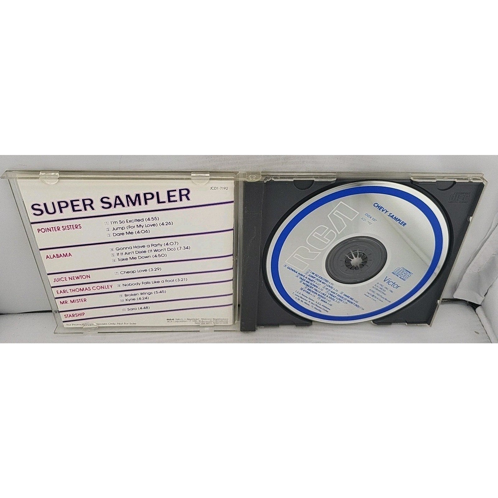 Super Sampler (Chevy Super Tour '86) - Various Artists (1986) CD