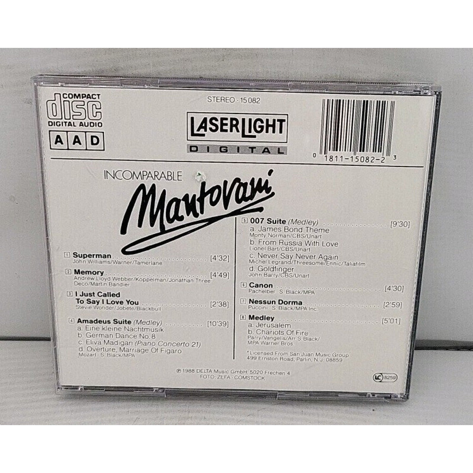 Incomparable Mantovani by Mantovani (CD, 1990)
