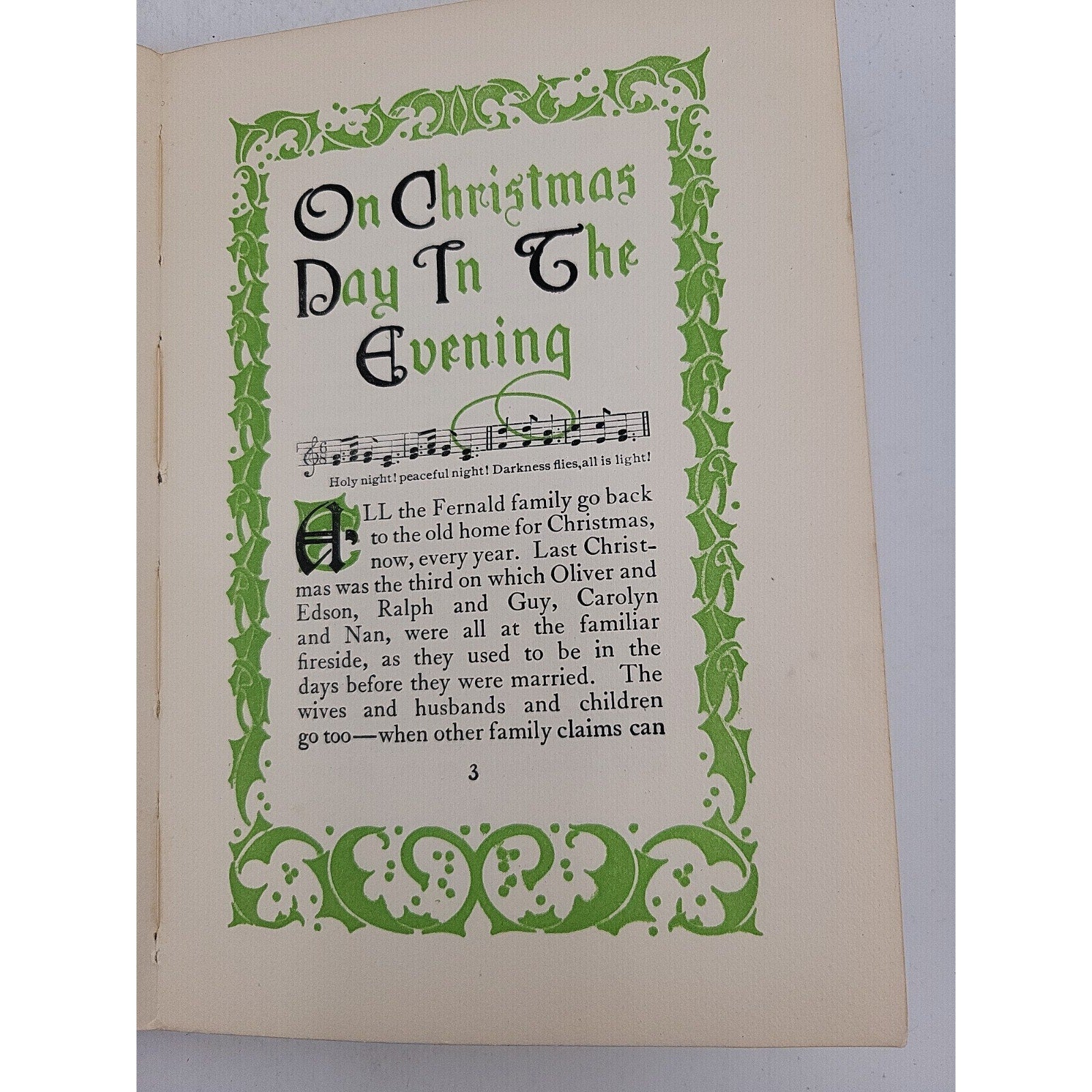 On Christmas Day In The Evening, by Grace S. Richmond 1910 First Edition