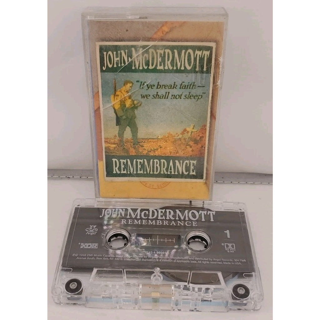 Remembrance by John McDermott (Scotland) (Cassette, May-1999, EMI Classics)