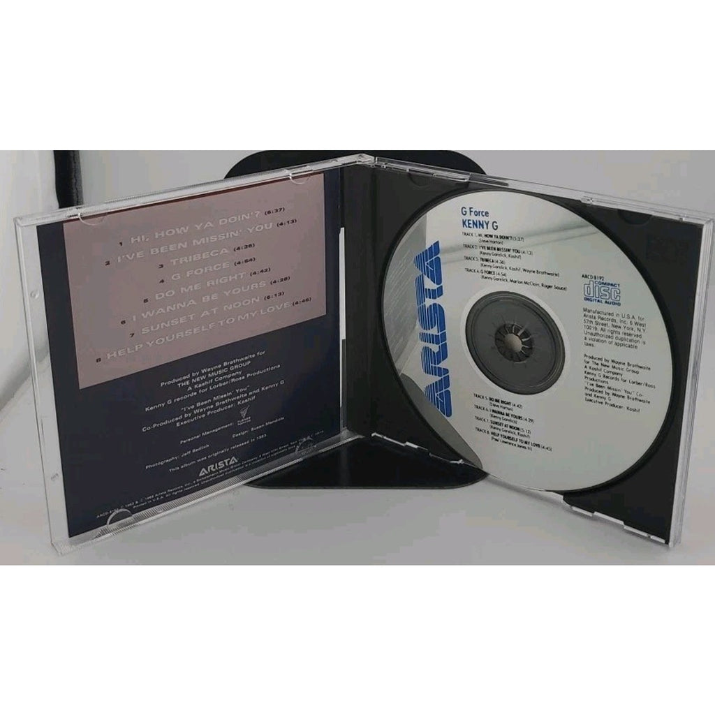 G-Force by Kenny G (CD, 1990)