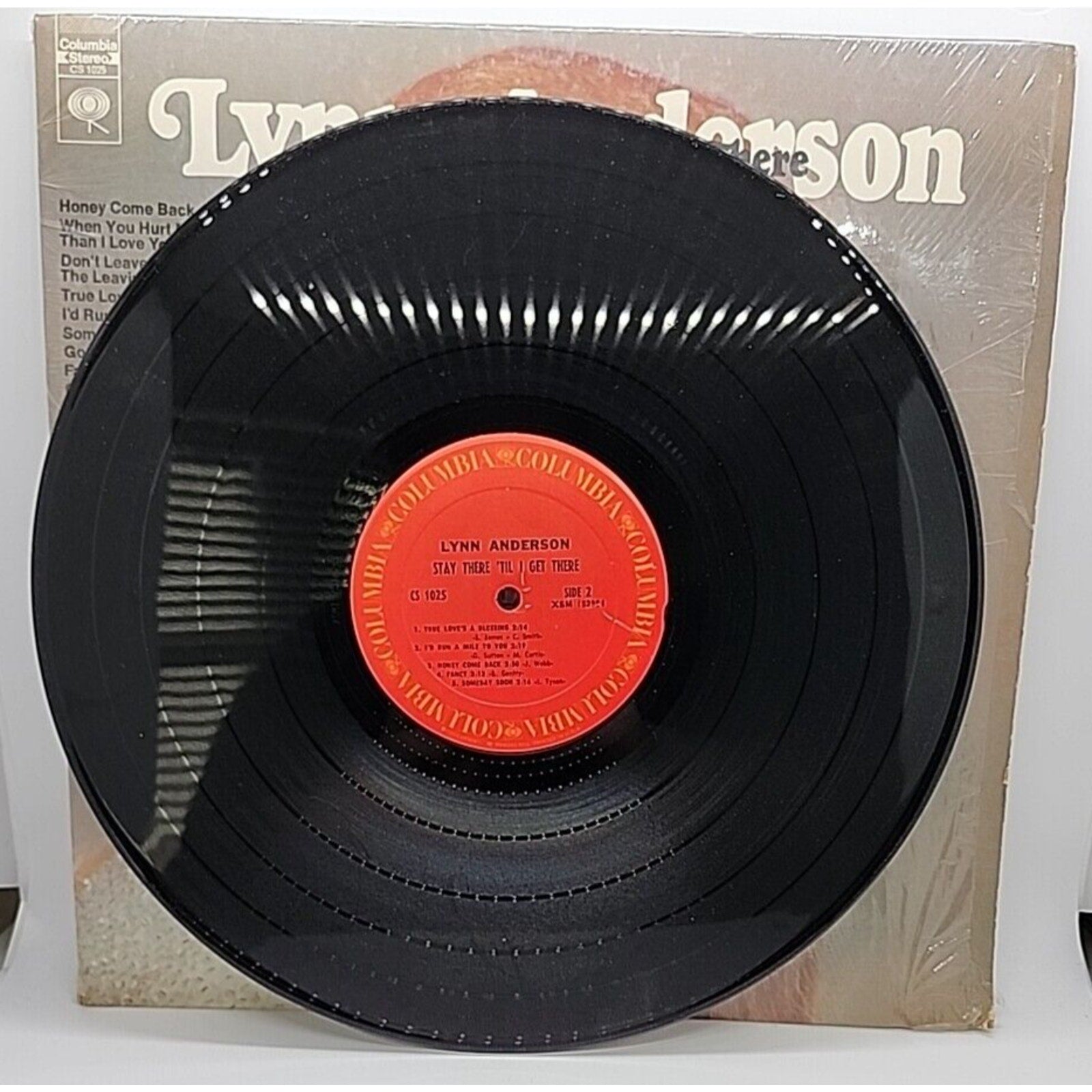 Lynn Anderson Stay There 'Til I Get There LP Record Album Vinyl