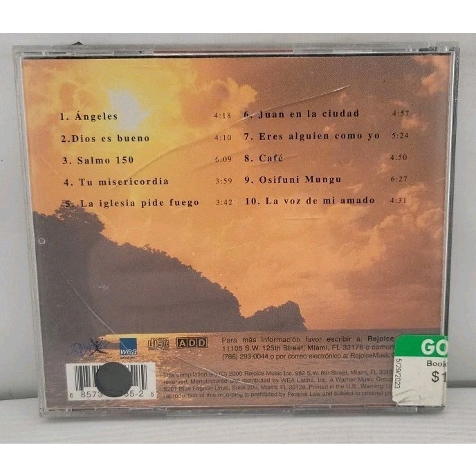 Bobby Cruz Voz, Palabra y Jubilo Spanish CD Christian Music Cristiano