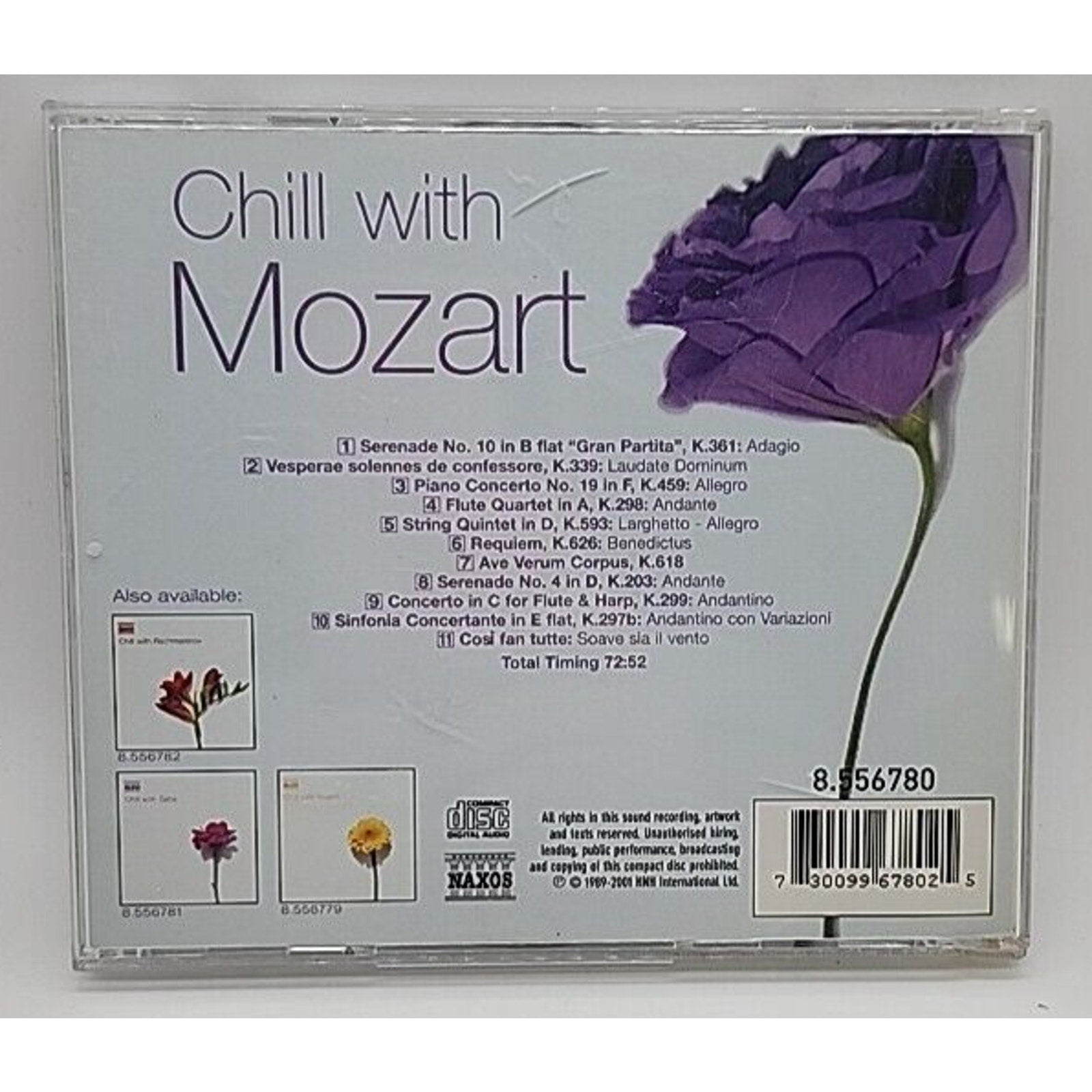 Chill with Mozart by Mozart (CD, 2004)