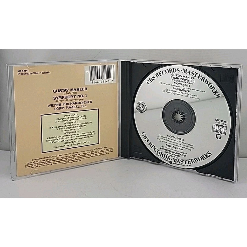Mahler w/ Wiener Philharmoniker & Lorin Maazel 1986 CBS Masterworks CD