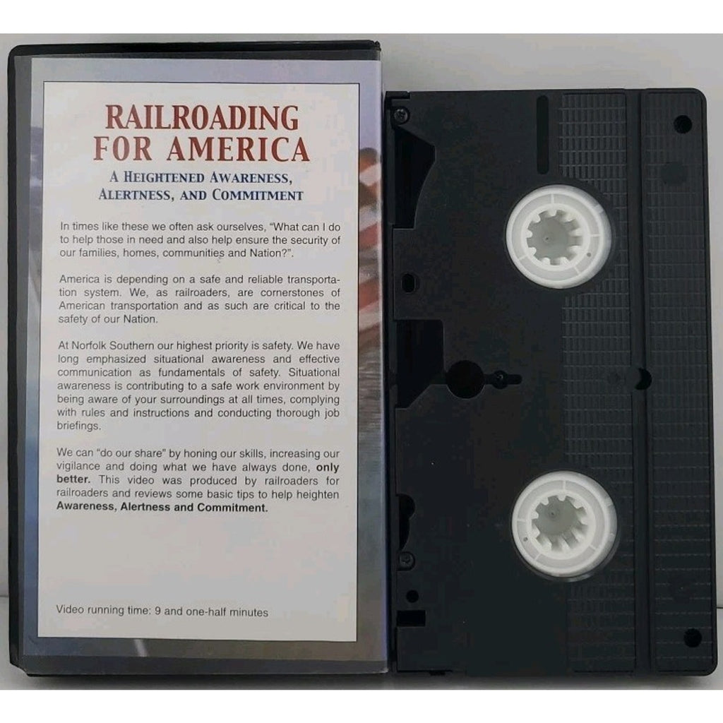 Norfolk Southern VHS Railroading For America (VHS)