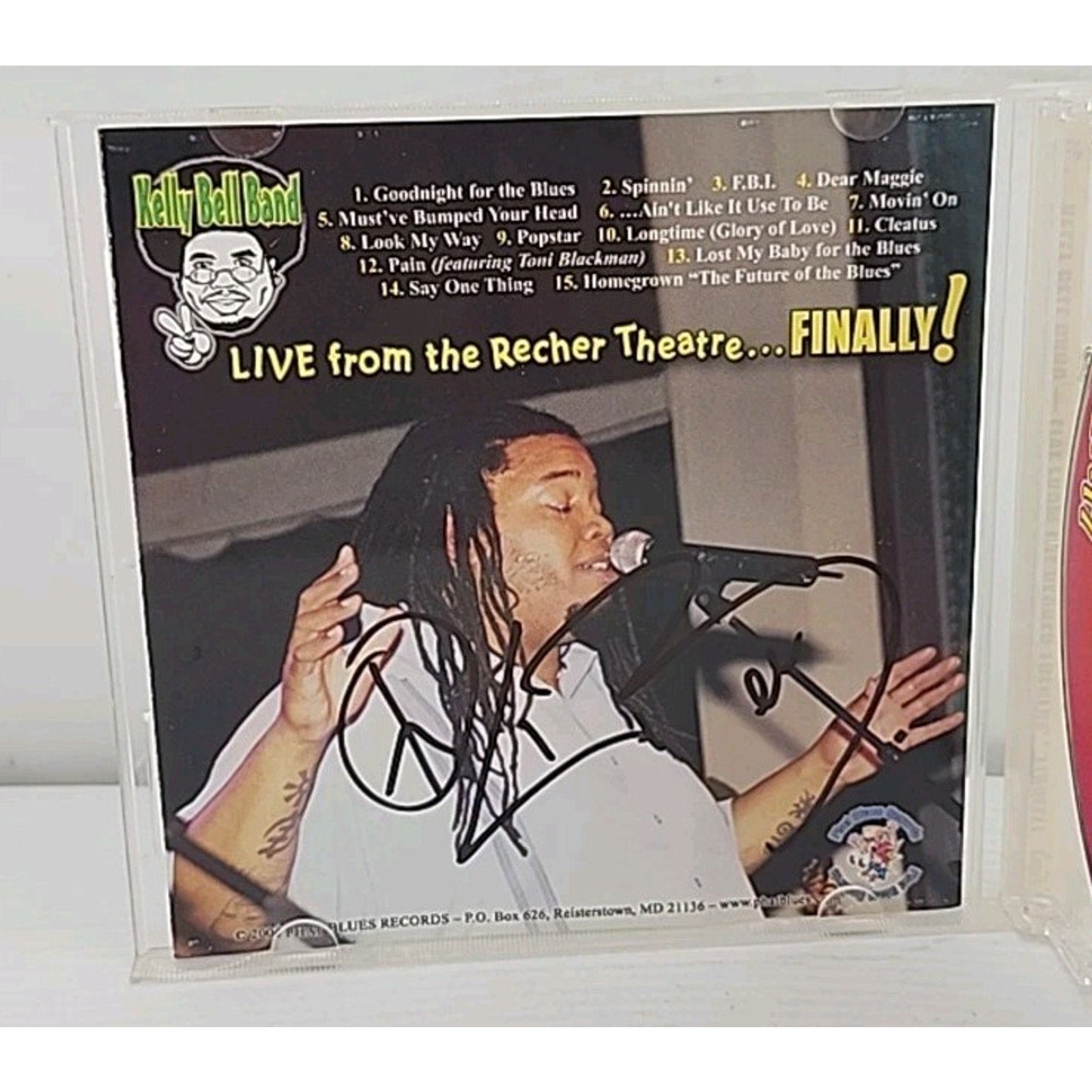 Live from the Recher Theatre by Kelly Bell (CD, 2004) *Signed*