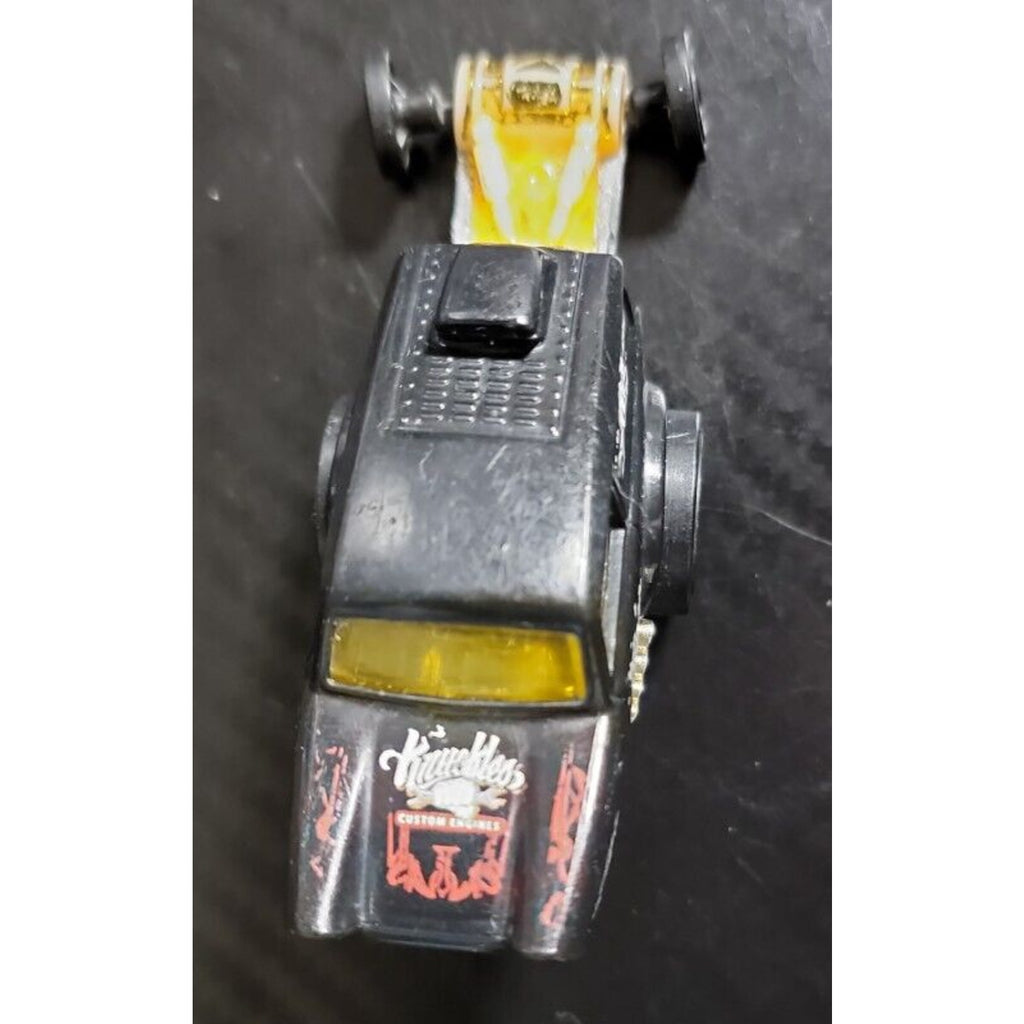 Mattel Black and Gold Knuckles Custom Engines Hot Wheels Toy Car 2013