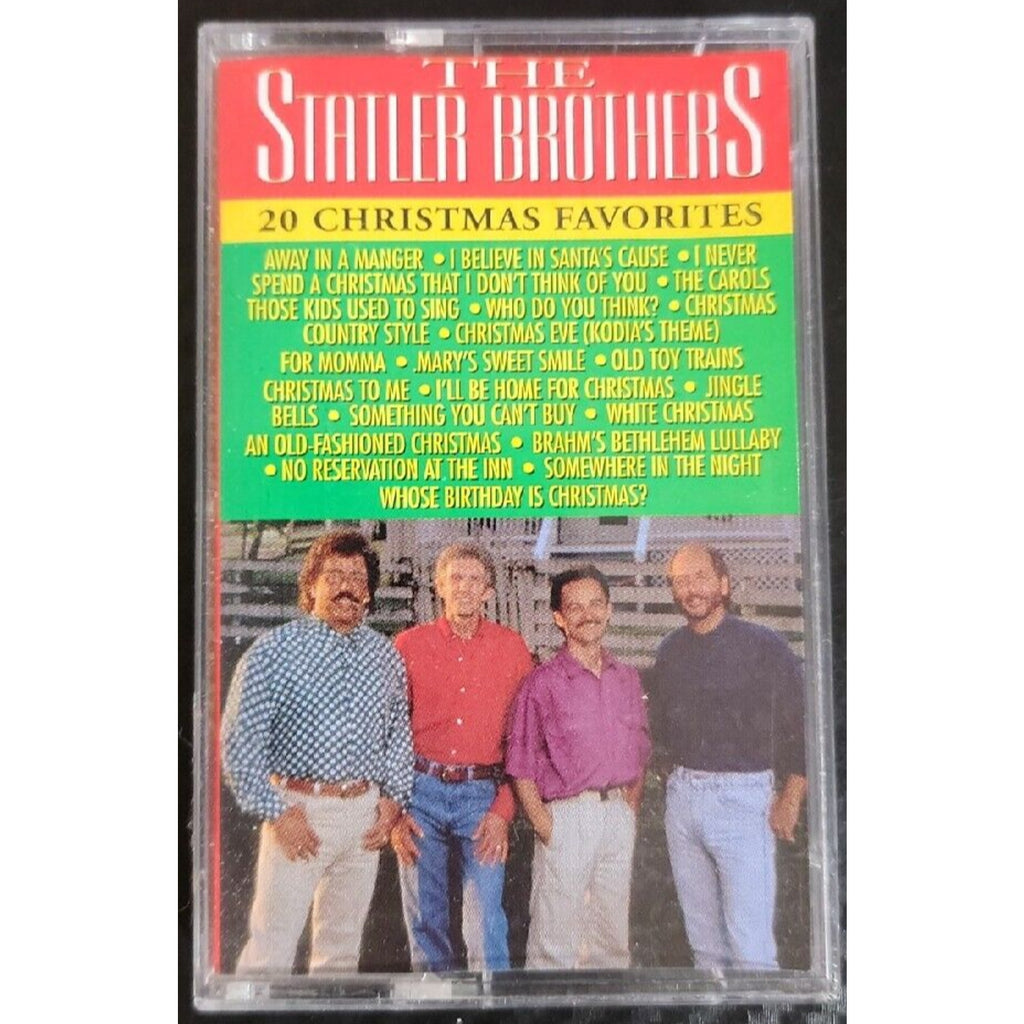 The Statler Brothers 20 Christmas Favorites CASSETTE TAPE (1994, PolyGram)