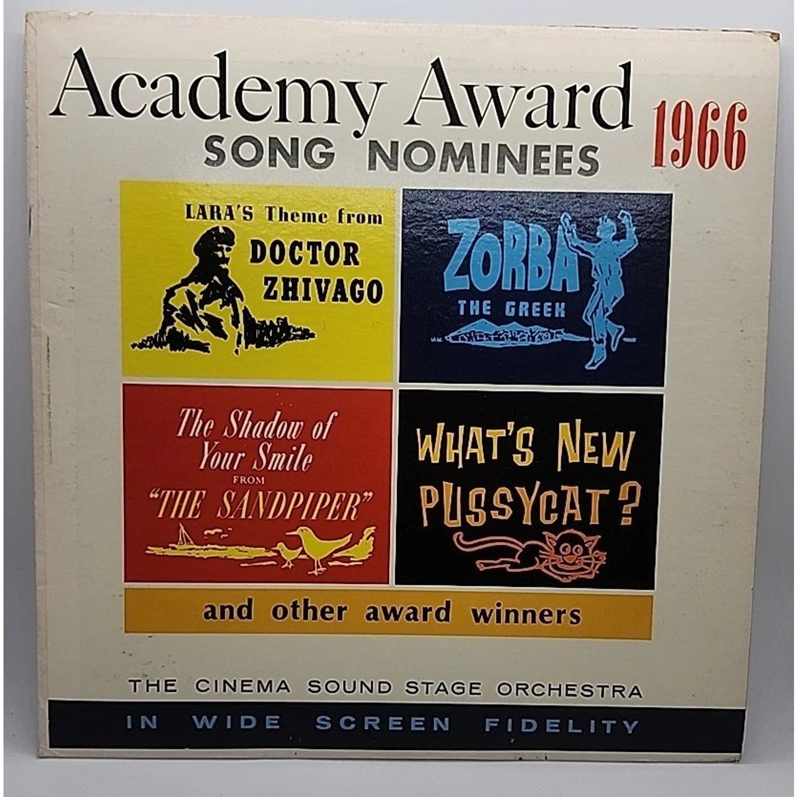 Academy Award Song Nominees 1966 Vinyl Record