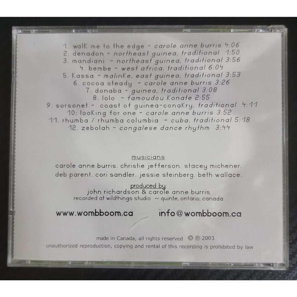 Wombboom! Walk Me To The Edge (CD)