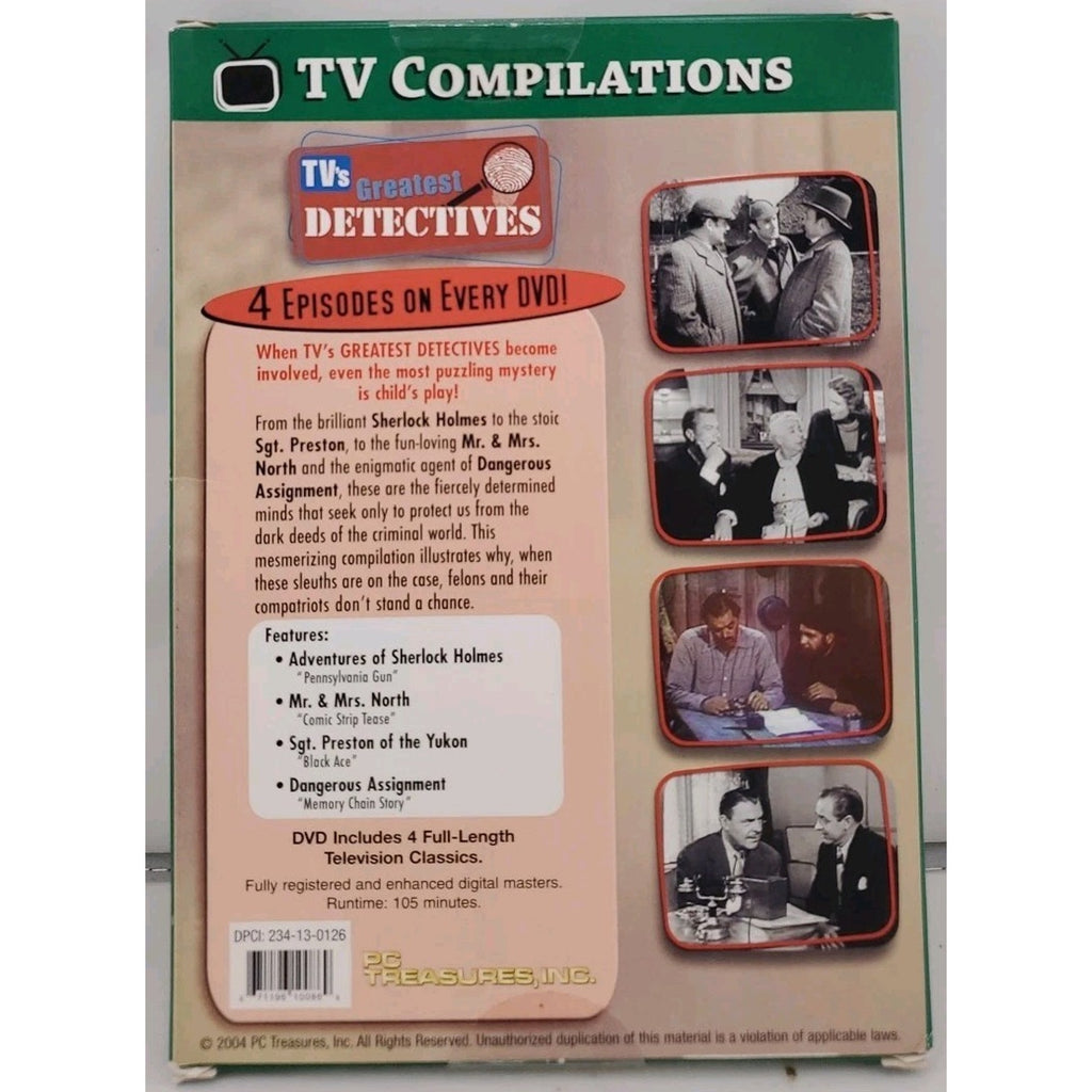 DVD TV Compilations Greatest Detectives Sherlock Holmes *Brand New*