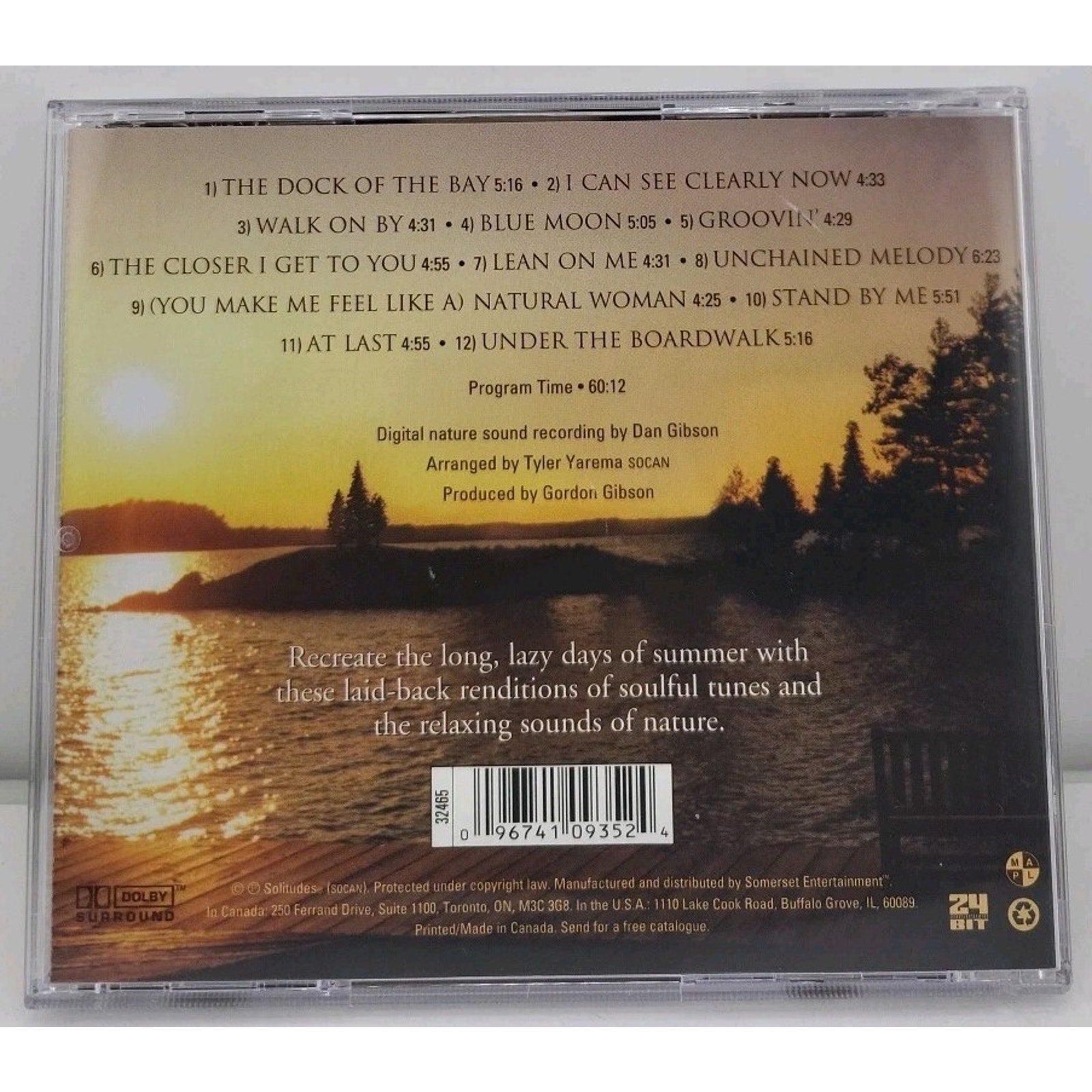 Dock of the Bay by Solitudes CD