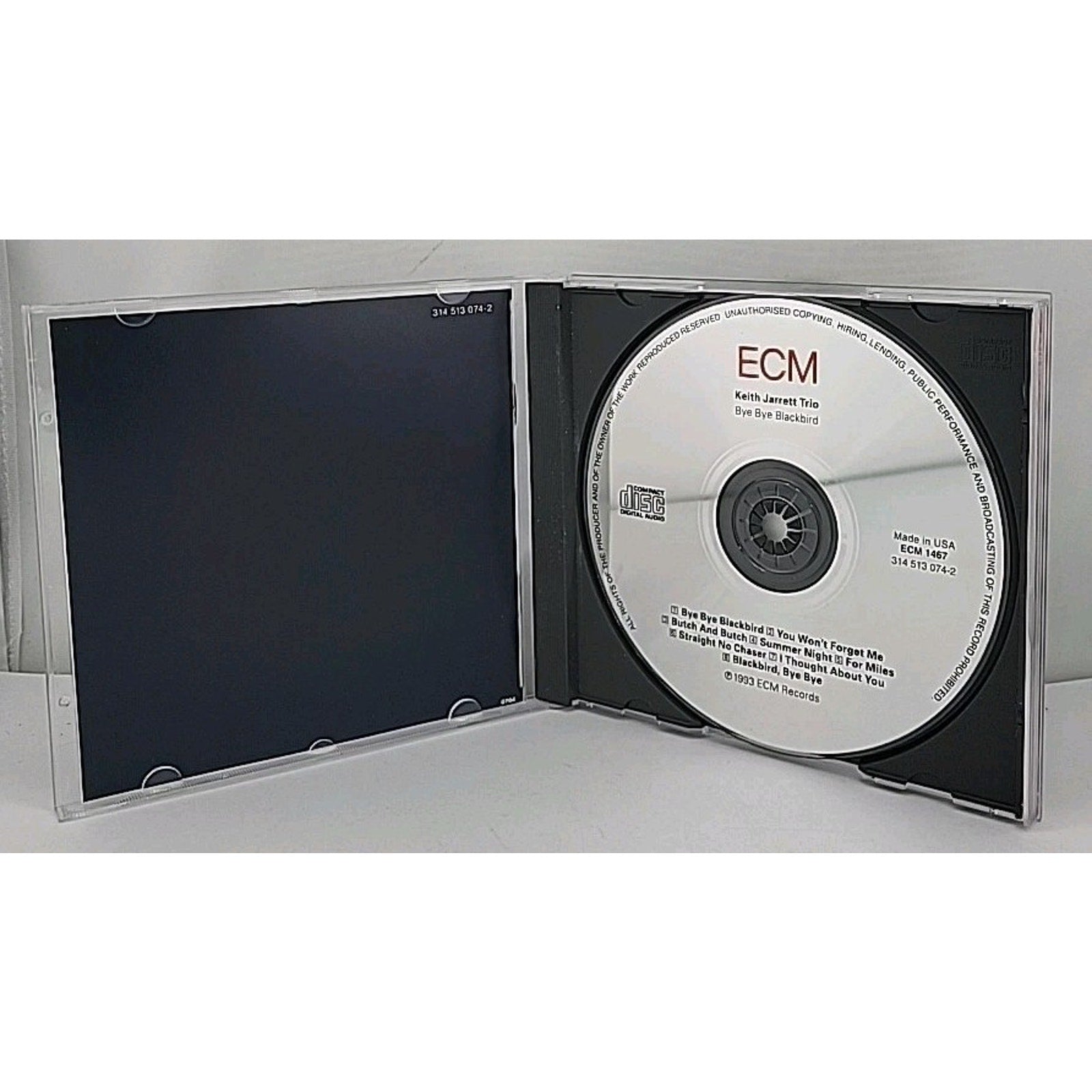Jarrett, Keith : Bye Bye Blackbird 1993 CD Collectible