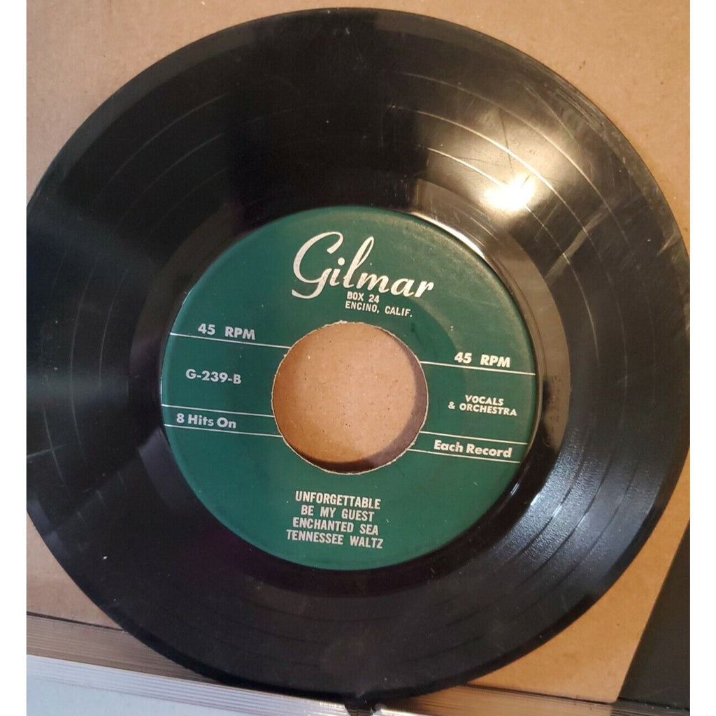 Unknown Artist - 8 Hits on Each Record - Gilmar - G-239