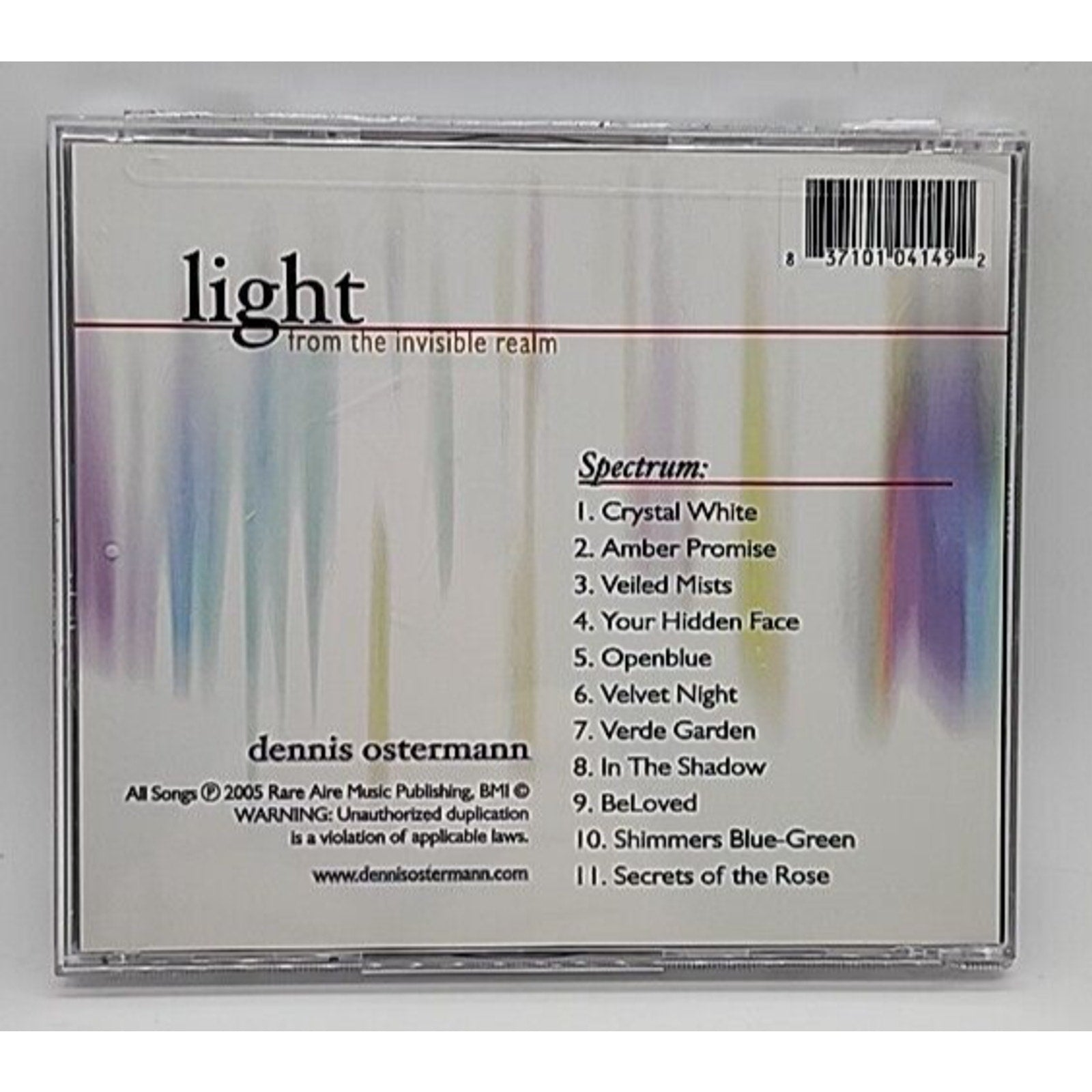 Light from the Invisible Realm by Dennis Ostermann (CD, 2005)