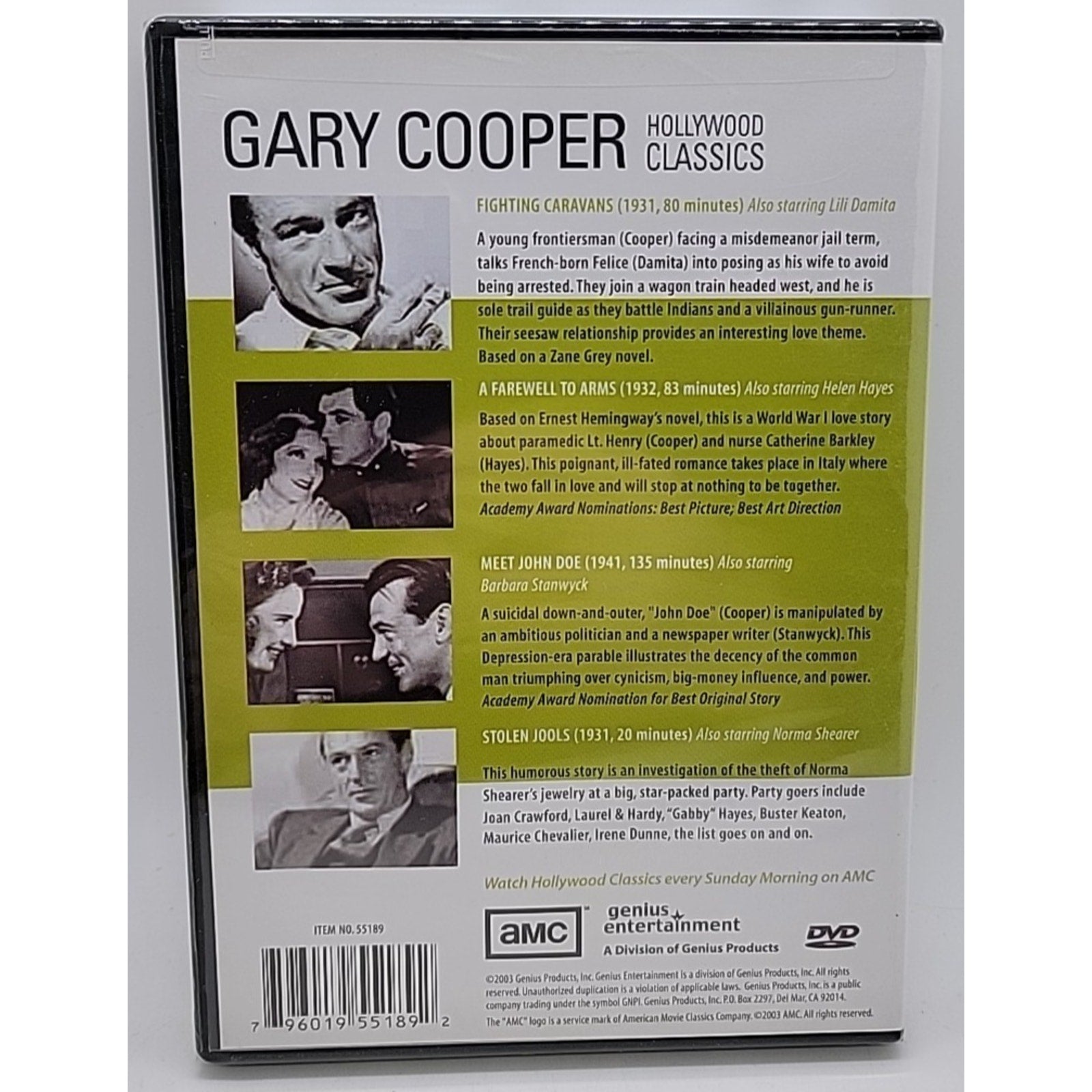 Gary Cooper Classics (DVD, 2003, 2-Disc Set) *Brand New*