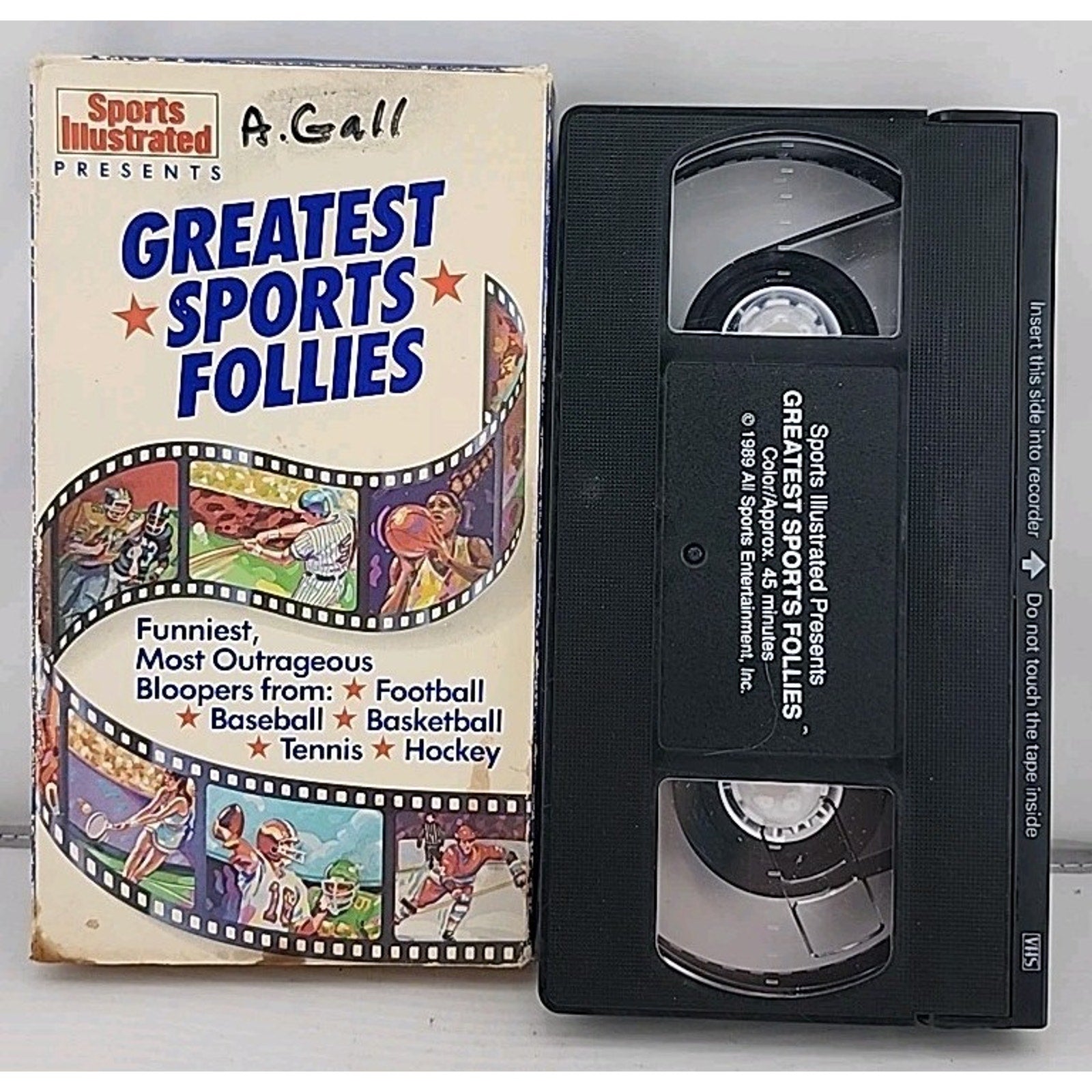 Greatest Sports Follies VHS 1989 Sports Illustrated