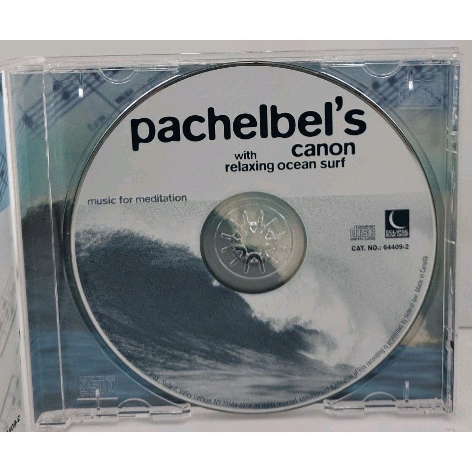 Pachelbel's Canon with Ocean Surf (CD, Oct-1999, Eclipse Records)