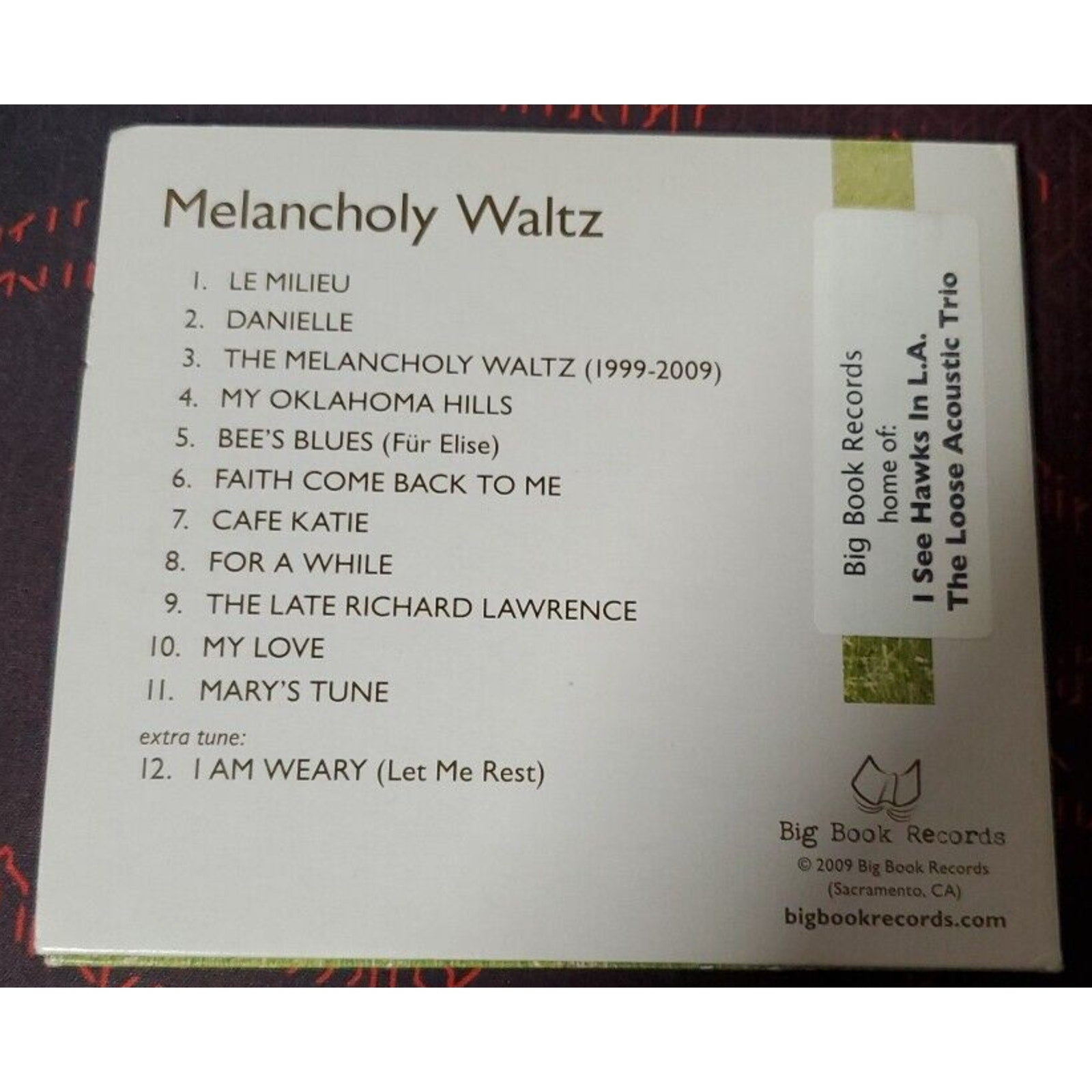 Richie Lawrence Melancholy Waltz (CD)