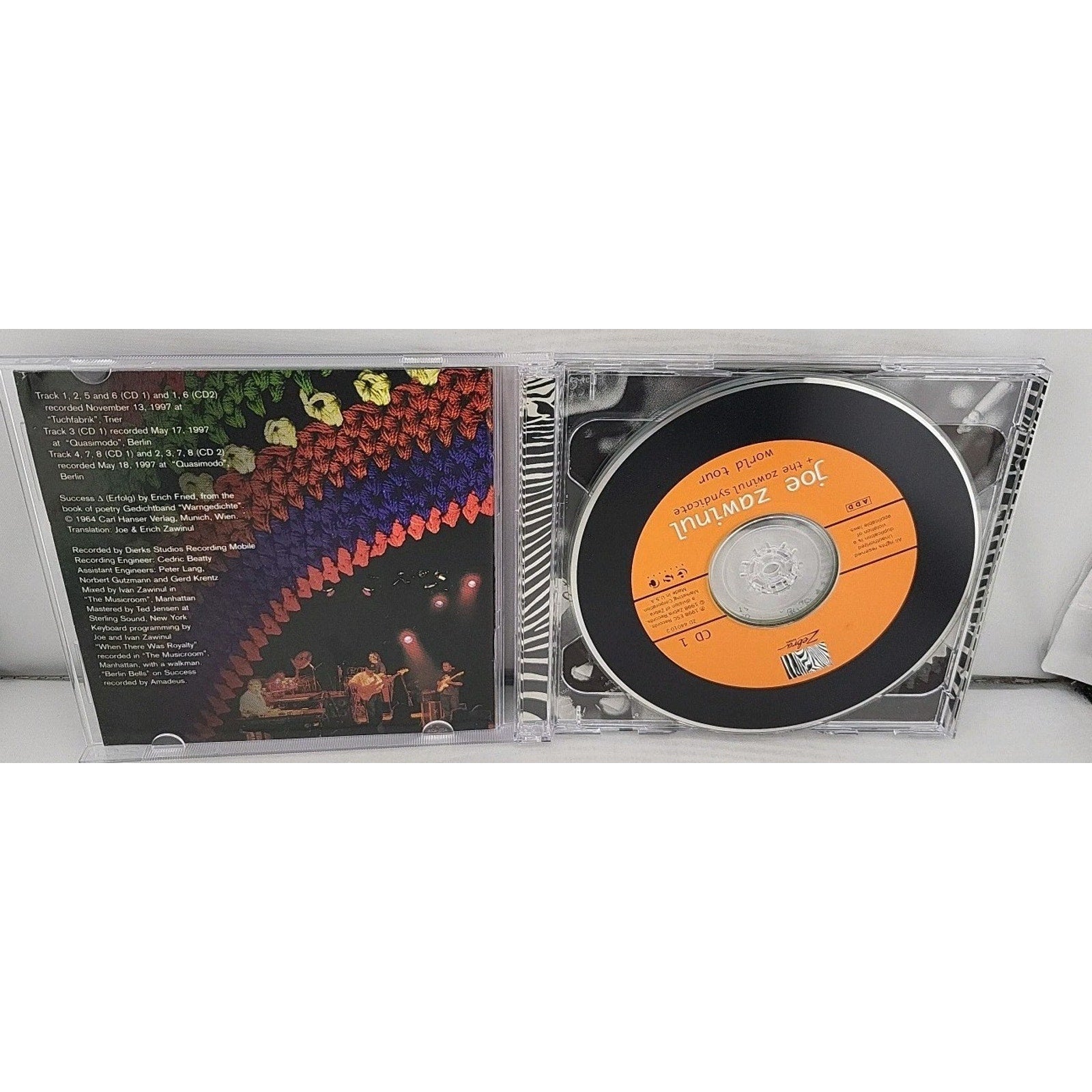 World Tour by Zawinul, Joe (CD, 1998) 2 Disc