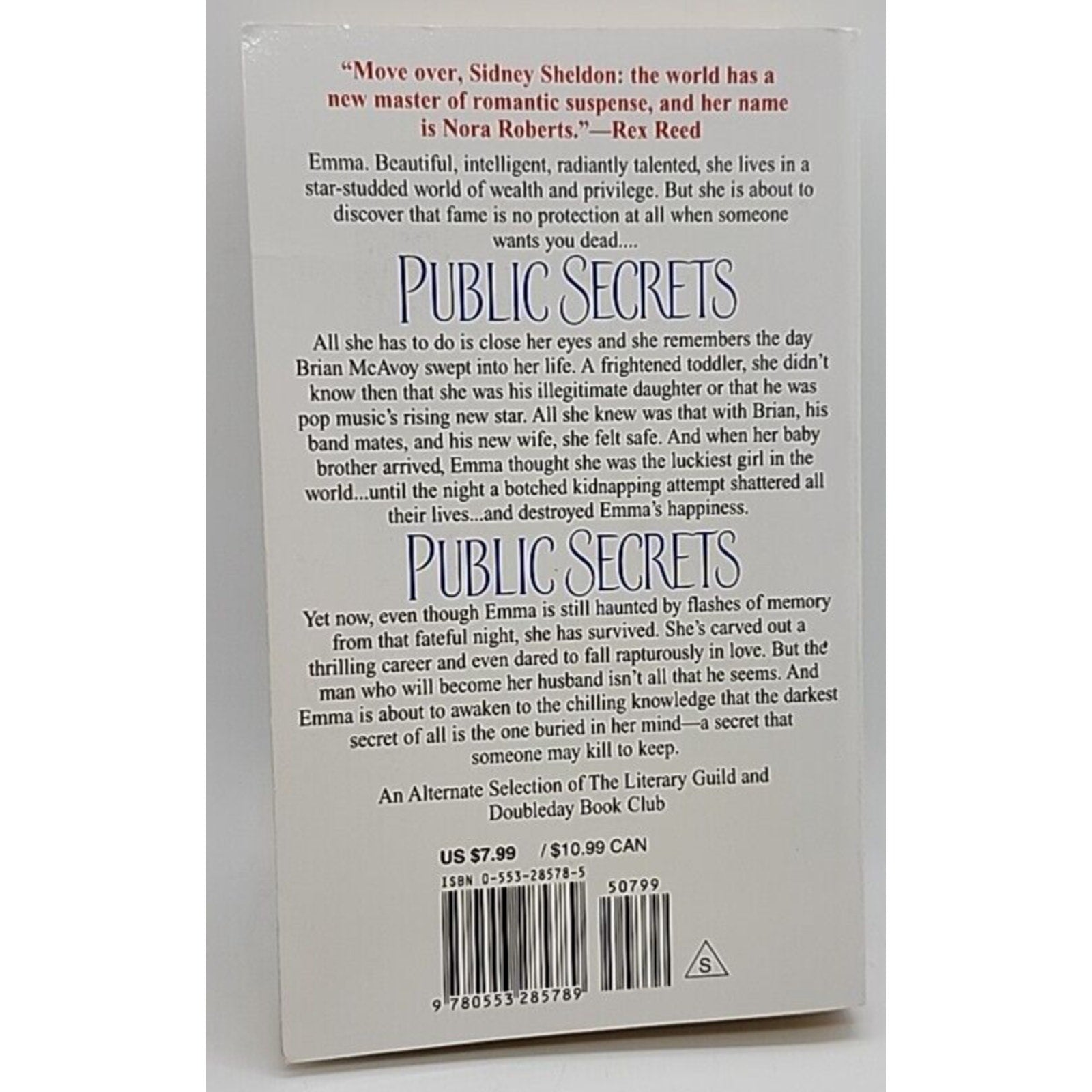Public Secrets : A Novel by Nora Roberts (1998, Trade Paperback)