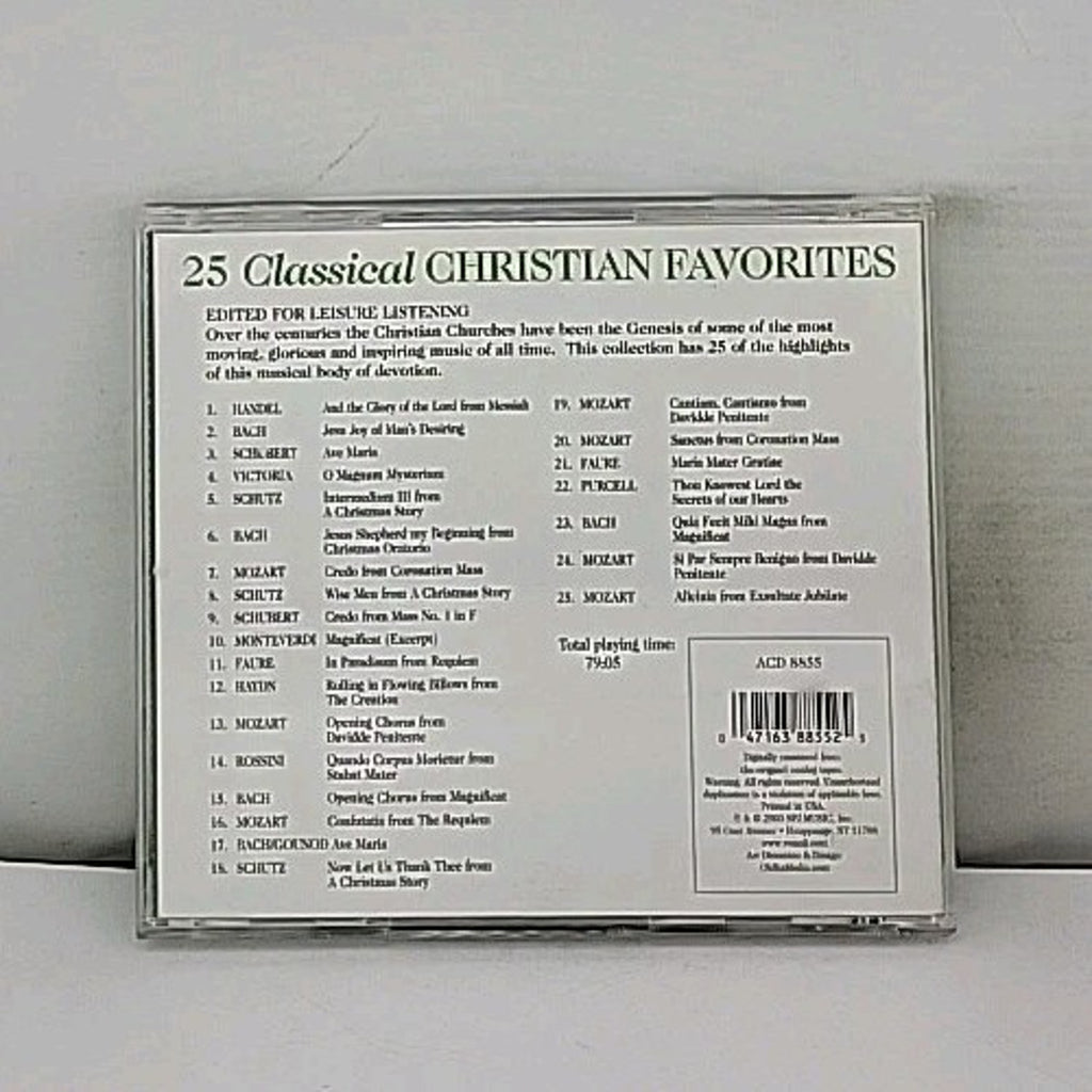 25 Classical Christian Favorites by Various (CD, 2003)