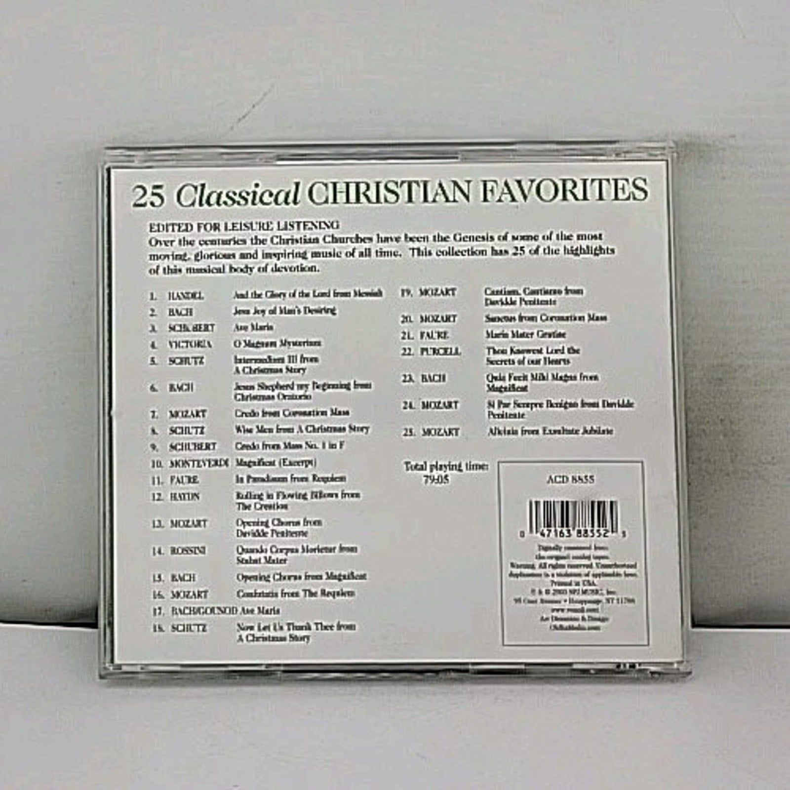25 Classical Christian Favorites by Various (CD, 2003)