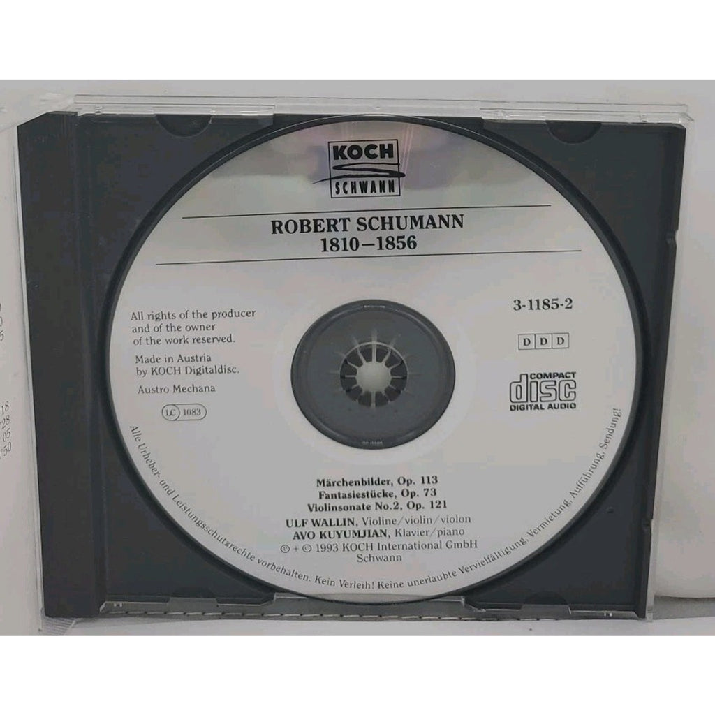 Violin Sonata by R. Schumann (CD, 1994)