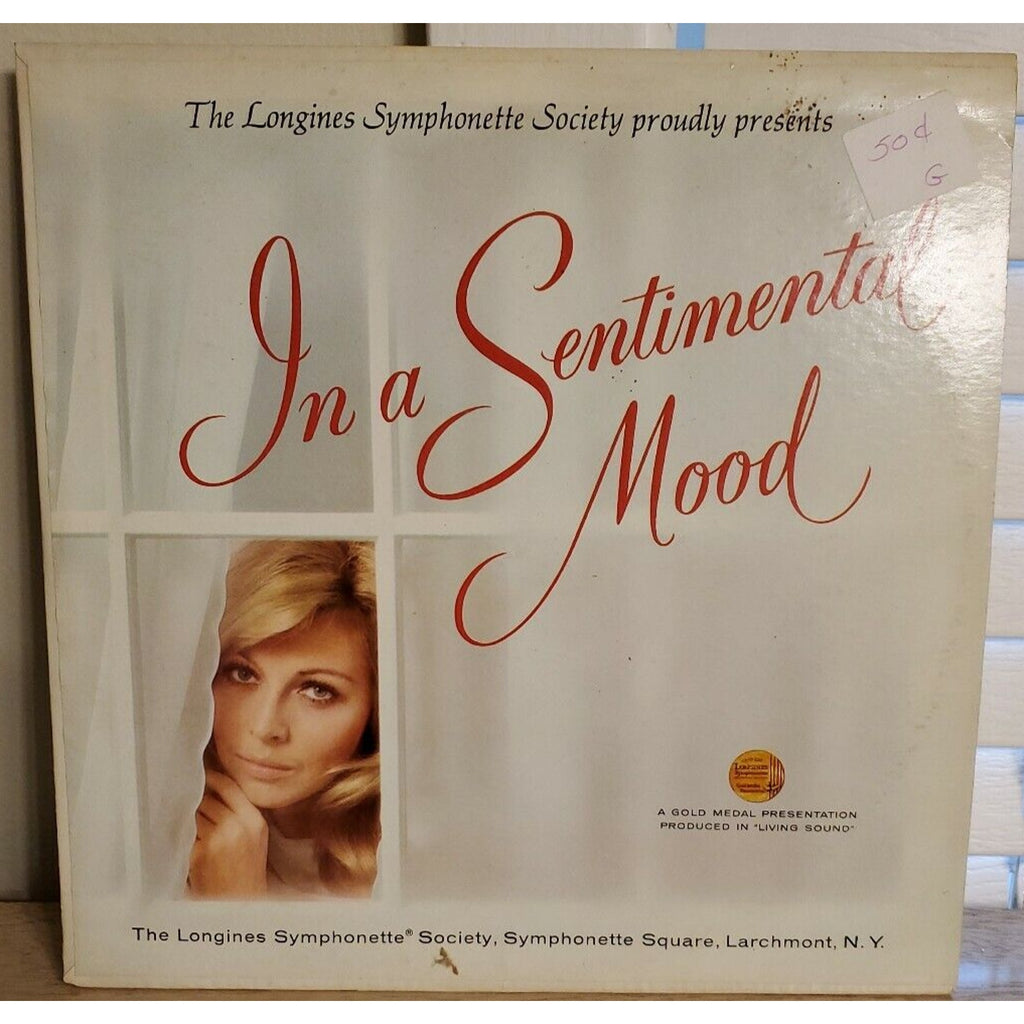IN A SENTIMENTAL MOOD ~ Longines Symphonette Society 33rpm LP Vinyl Record