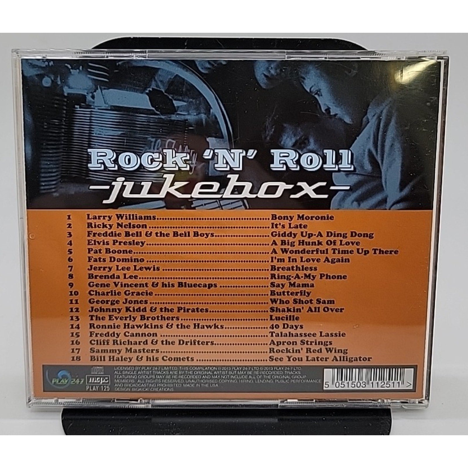 Rock N Roll Jukebox [Remastered] by Various Artists (CD, Oct-2013, Play 24-7)