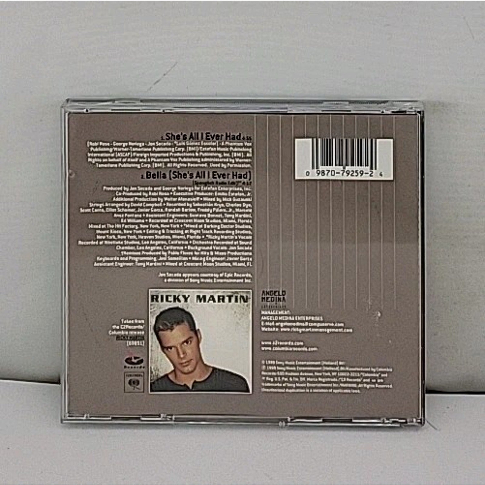She's All I Ever Had [US CD5/Single] [Single] by Ricky Martin (CD,...