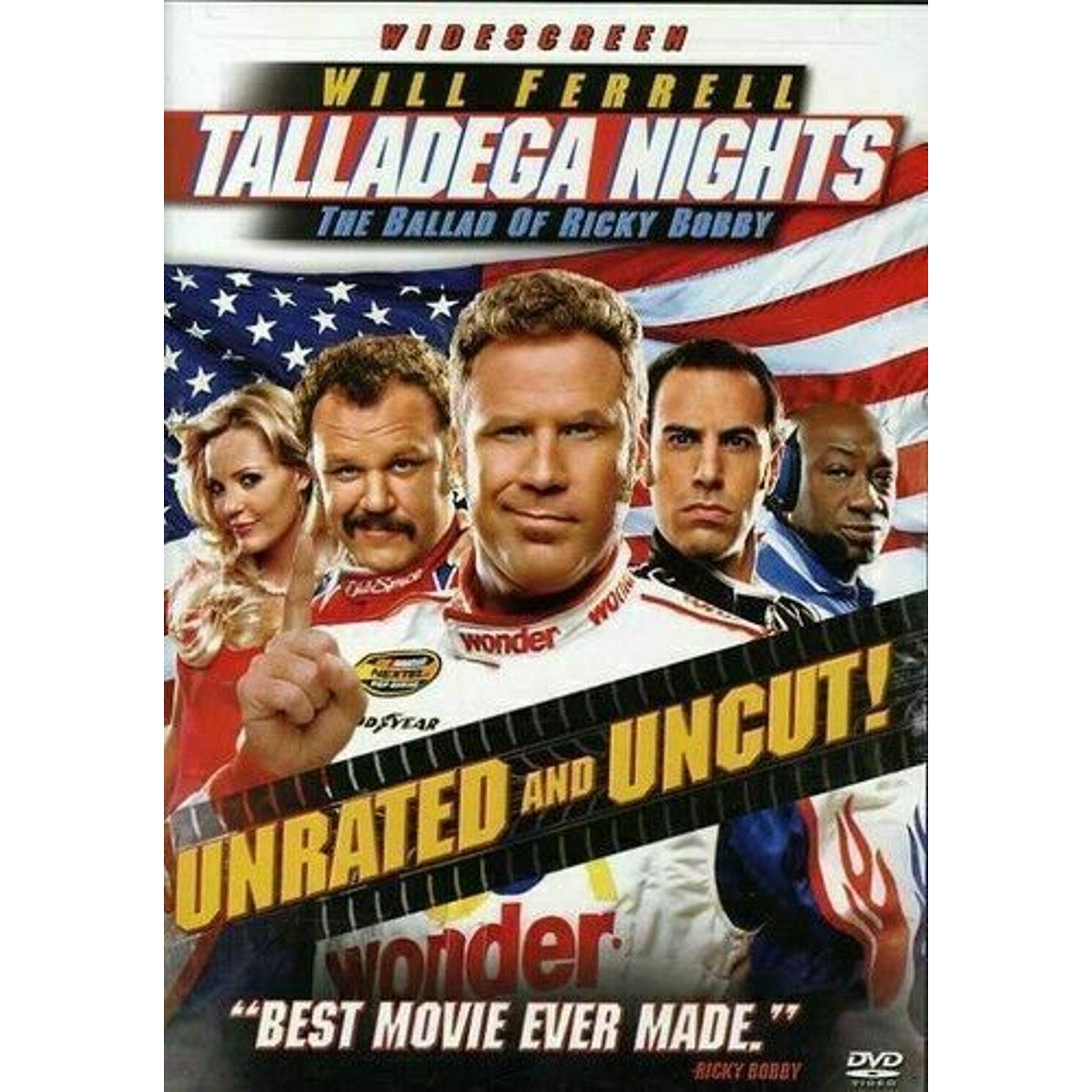 Talladega Nights: The Ballad of Ricky Bobby (DVD, 2006, Unrated Edition Widescr…