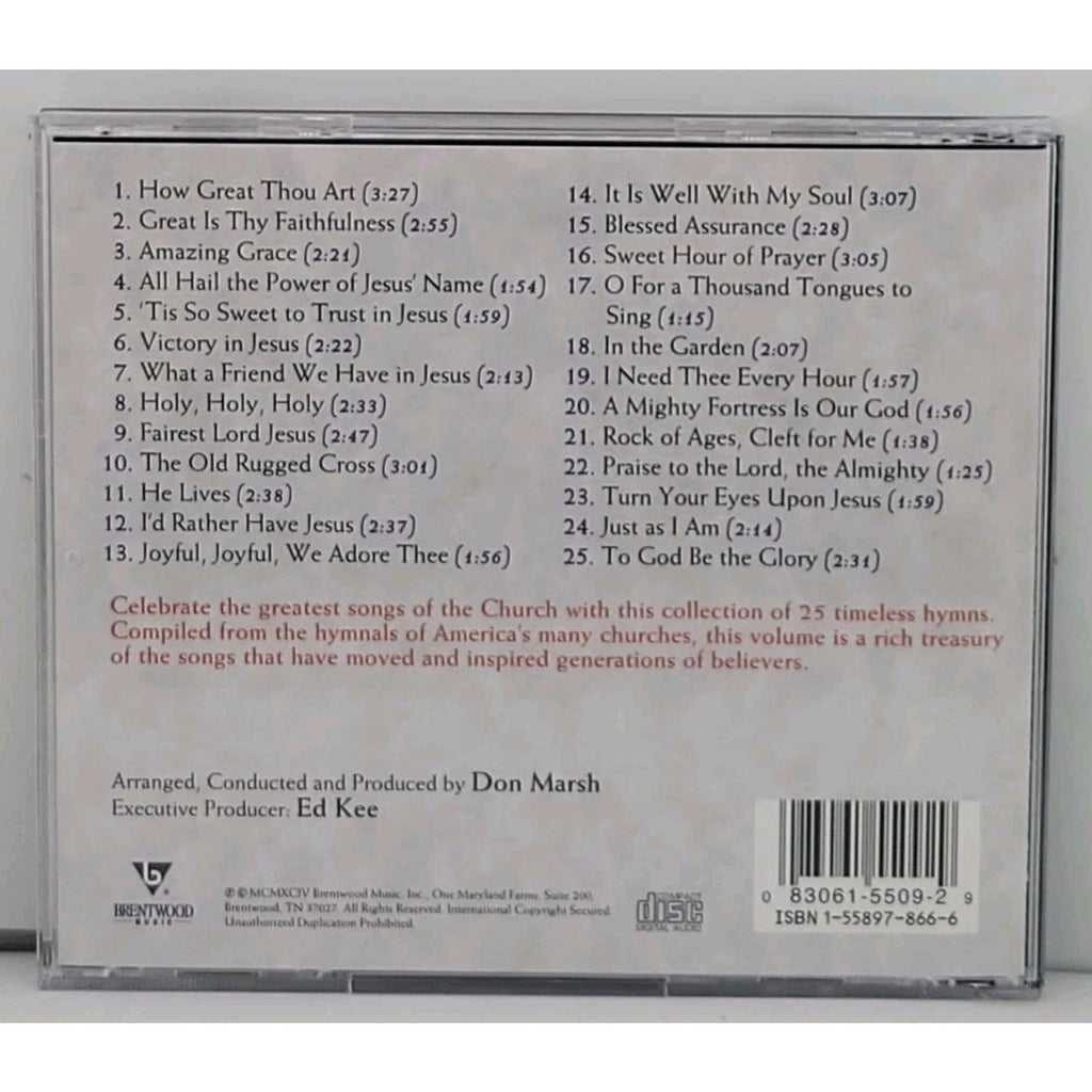 America's 25 Favorite Hymns CD Don Marsh Voices and Orchestra