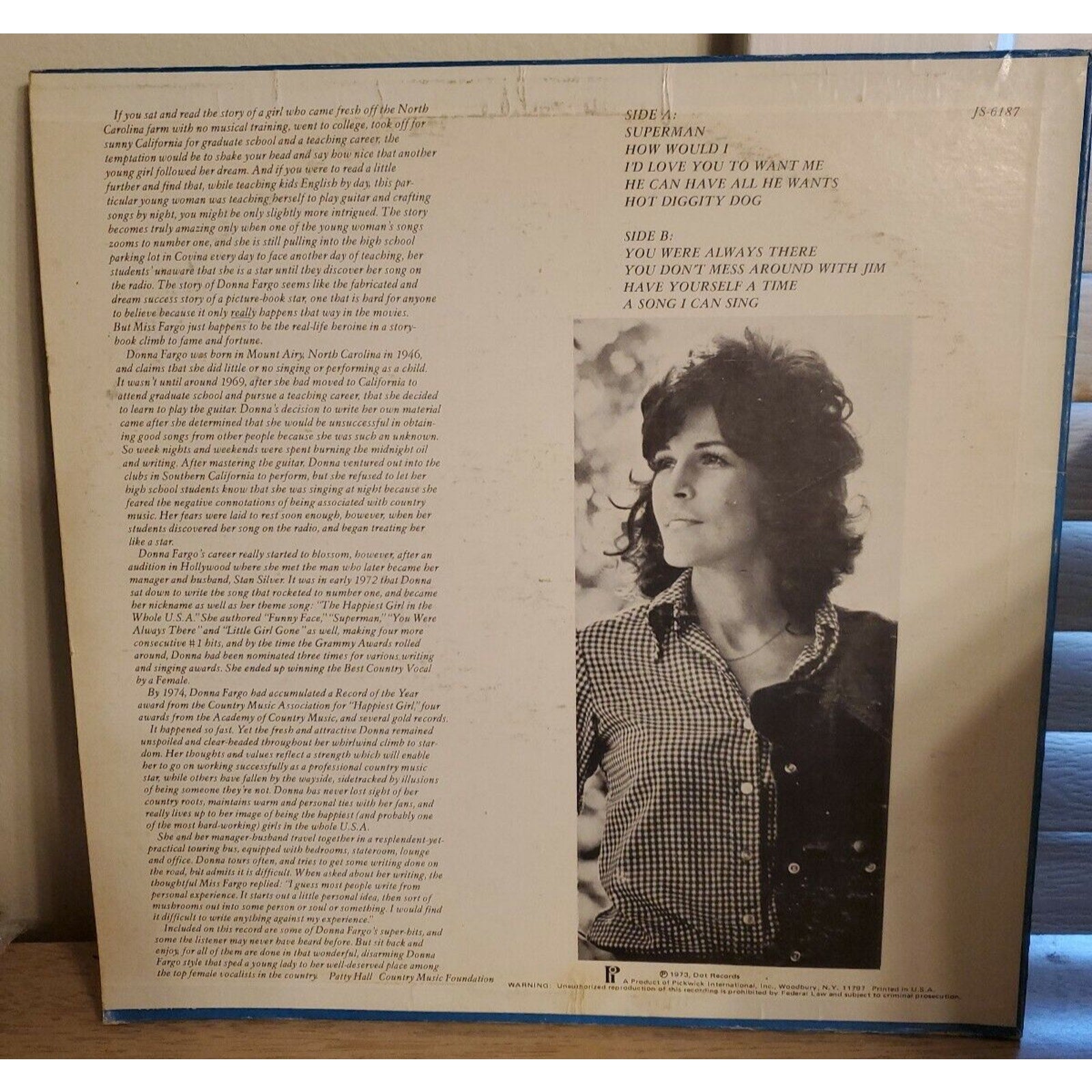 Donna Fargo - Superman (Record)