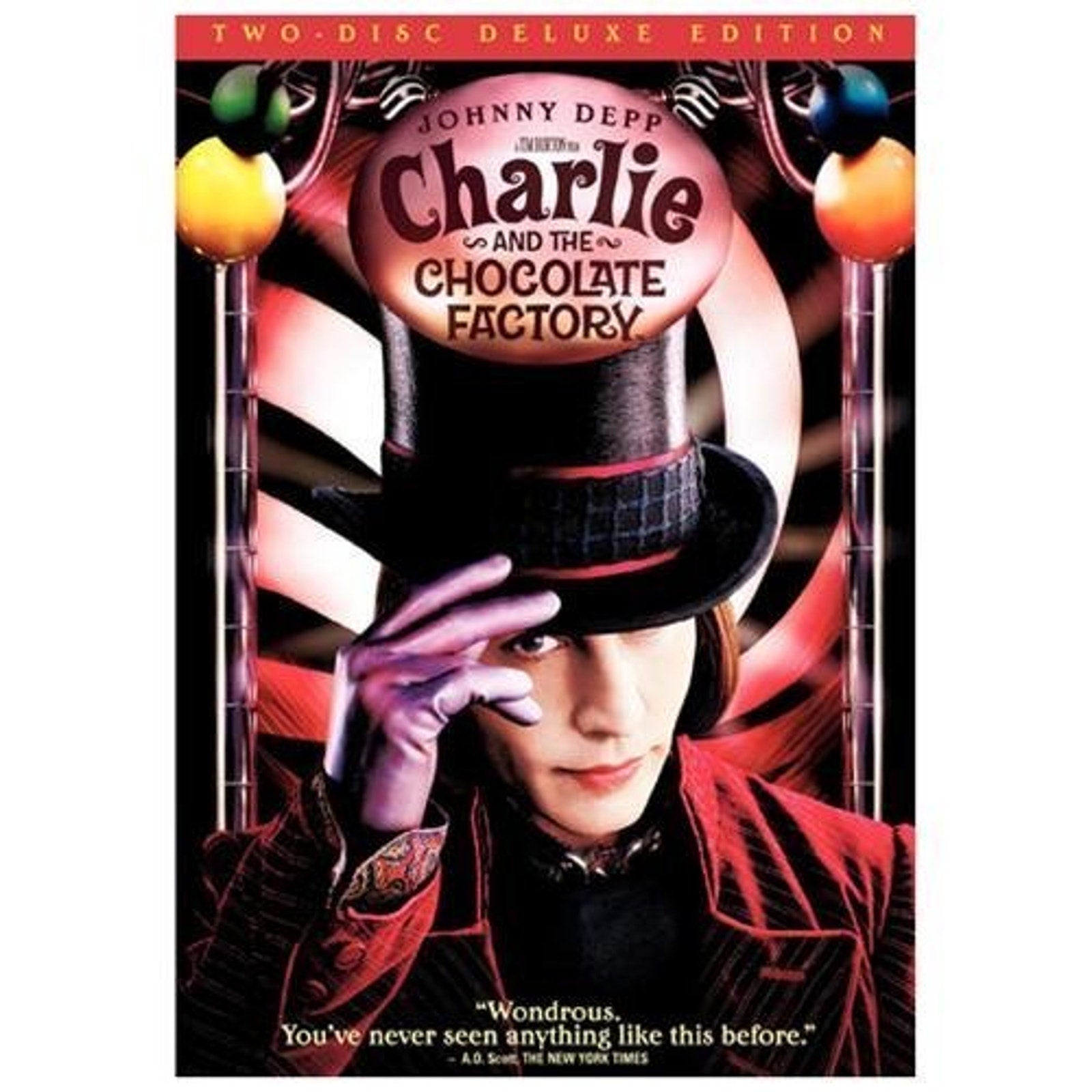 Charlie and the Chocolate Factory (DVD, 2005, 2-Disc Set, Widescreen Deluxe Edi…