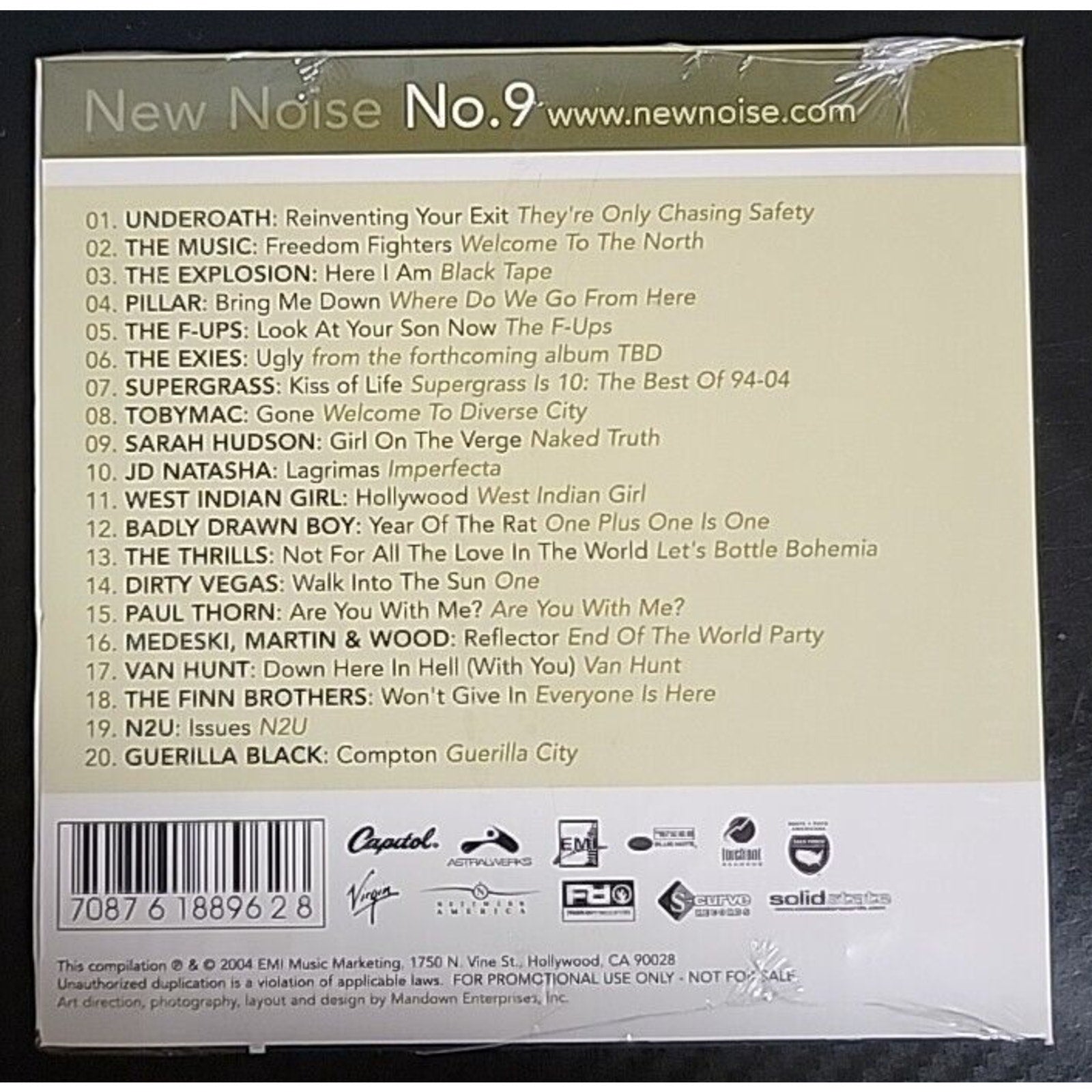 New Noise EMI New Music Sampler No. 9 - Various Artists (CD, 2004) *Brand New*