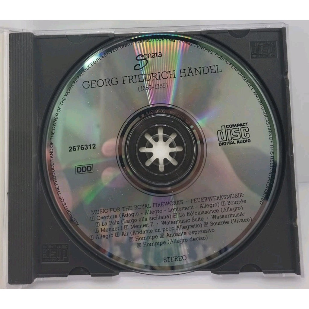 Handel Music for the Royal Fireworks Watermusic Suite CD Dohnanyi