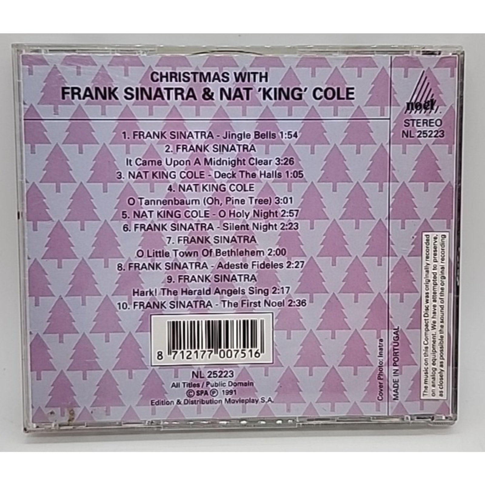 Christmas With Frank Sinatra & Nat King Cole - 1991 (CD)