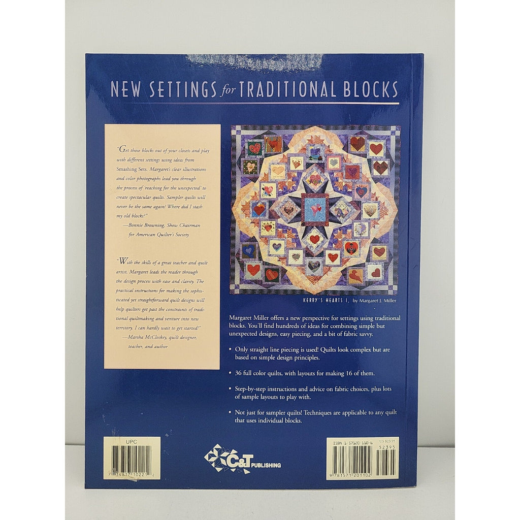 Smashing Sets : Exciting Ways to Arrange Quilt Blocks by Margaret J. Miller...