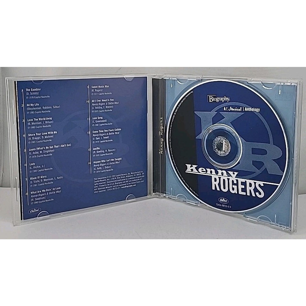 A & E Biography by Kenny Rogers (CD, 1999)