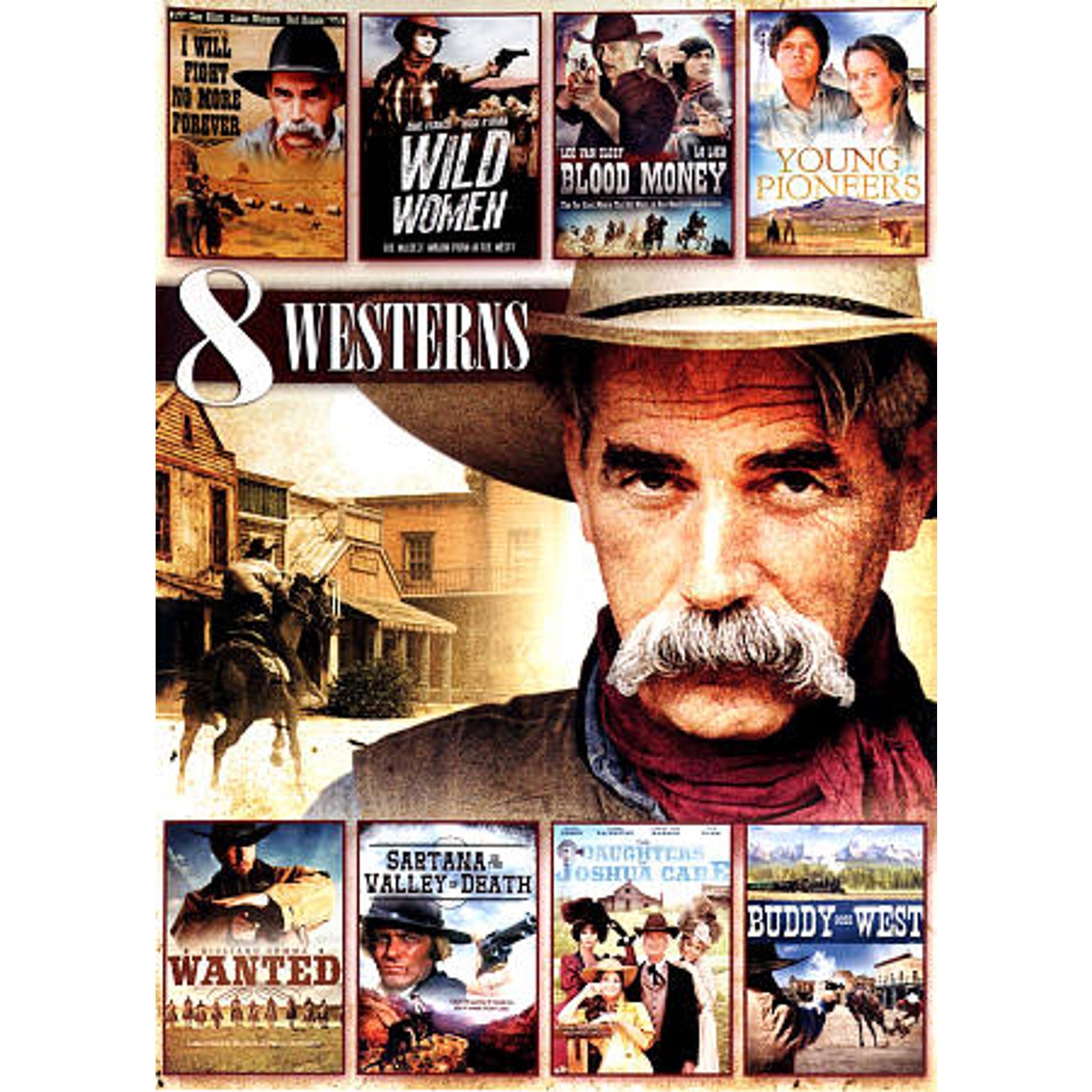 8 Movie Western Pack, Vol. 4 (DVD, 2012, 2-Disc Set)