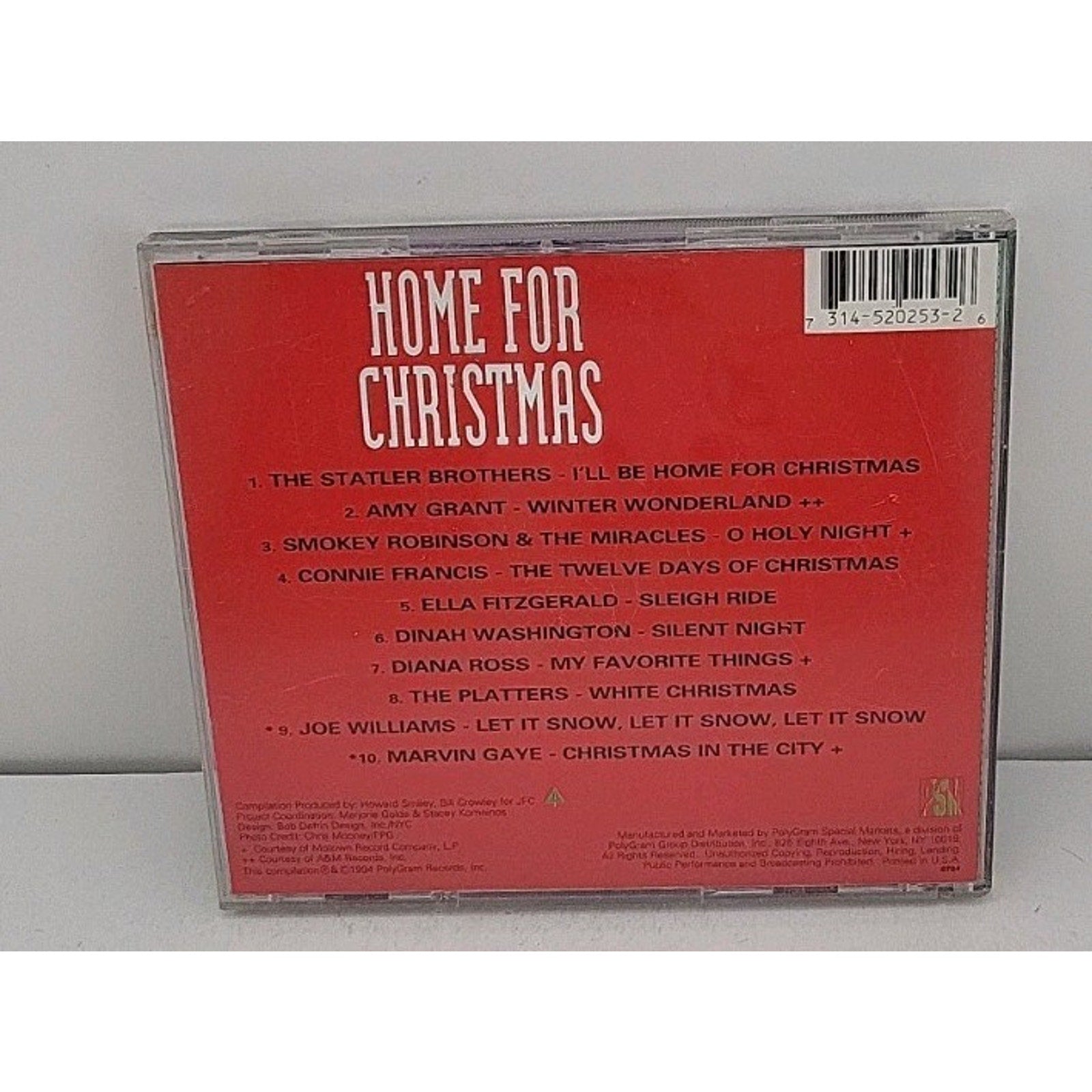 Home for Christmas CD Various Artists Holiday Music Compilation