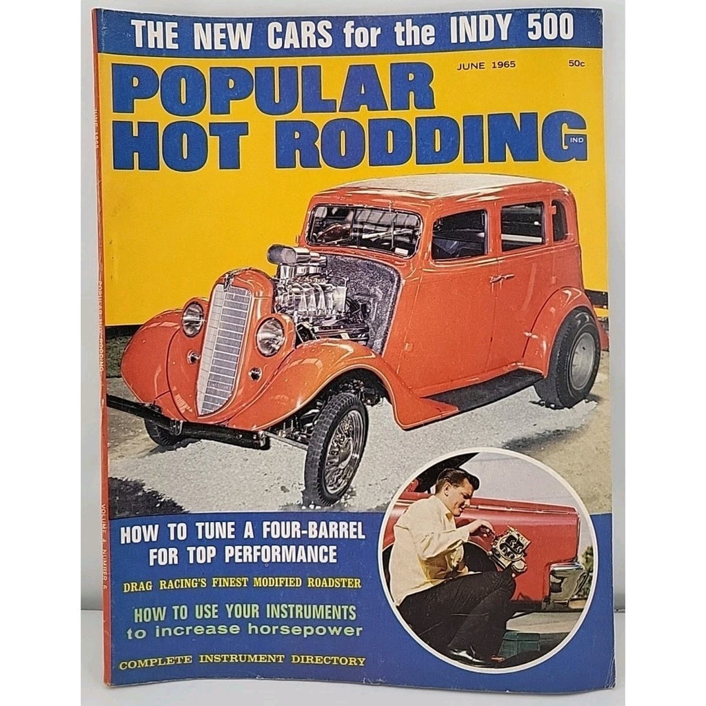 Popular Hot Rodding Magazine June 1965