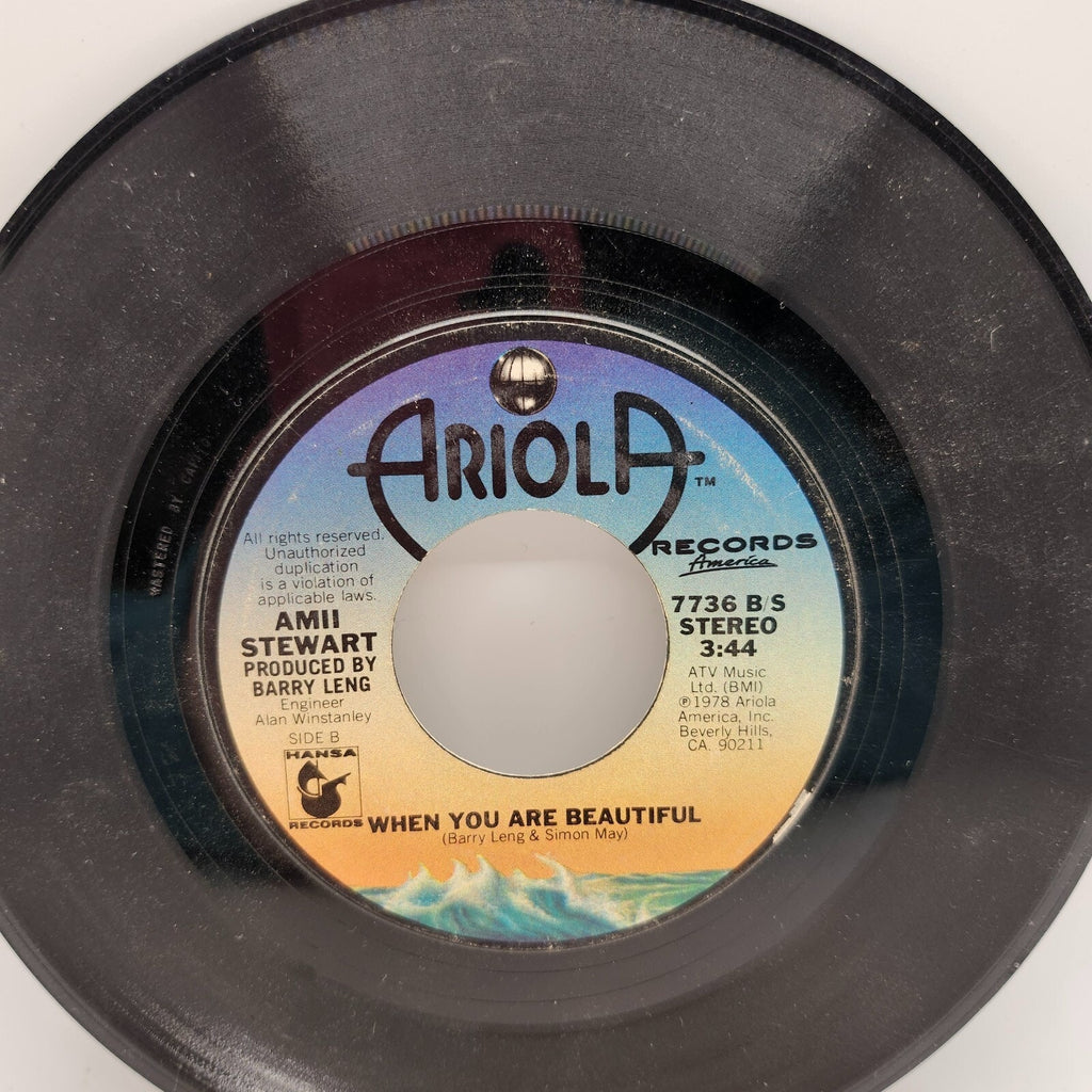 When You Are Beautiful by Barry Leng / Knock on Wood by Eddie Floyd (Record)7736