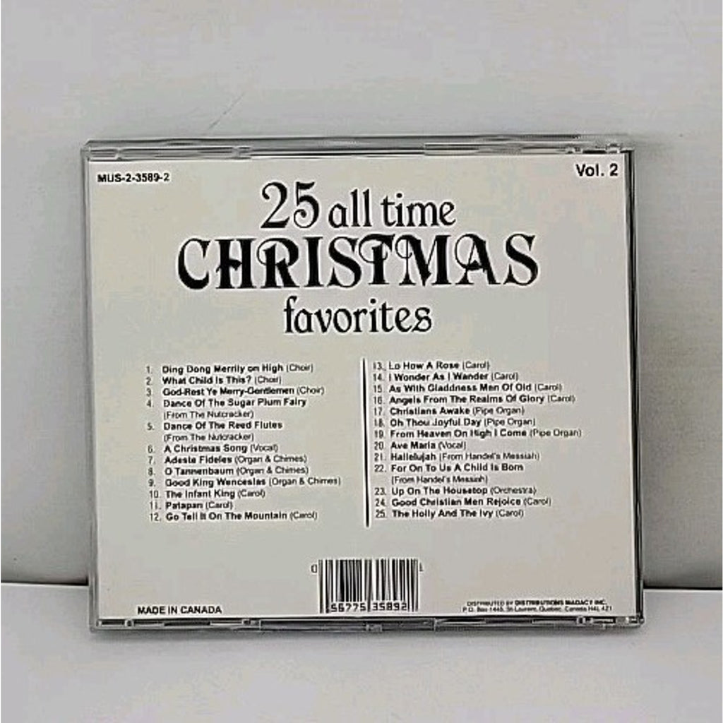 25 All Time Christmas Favorites Vol. 2 (MUS-2-3589-2) / CD